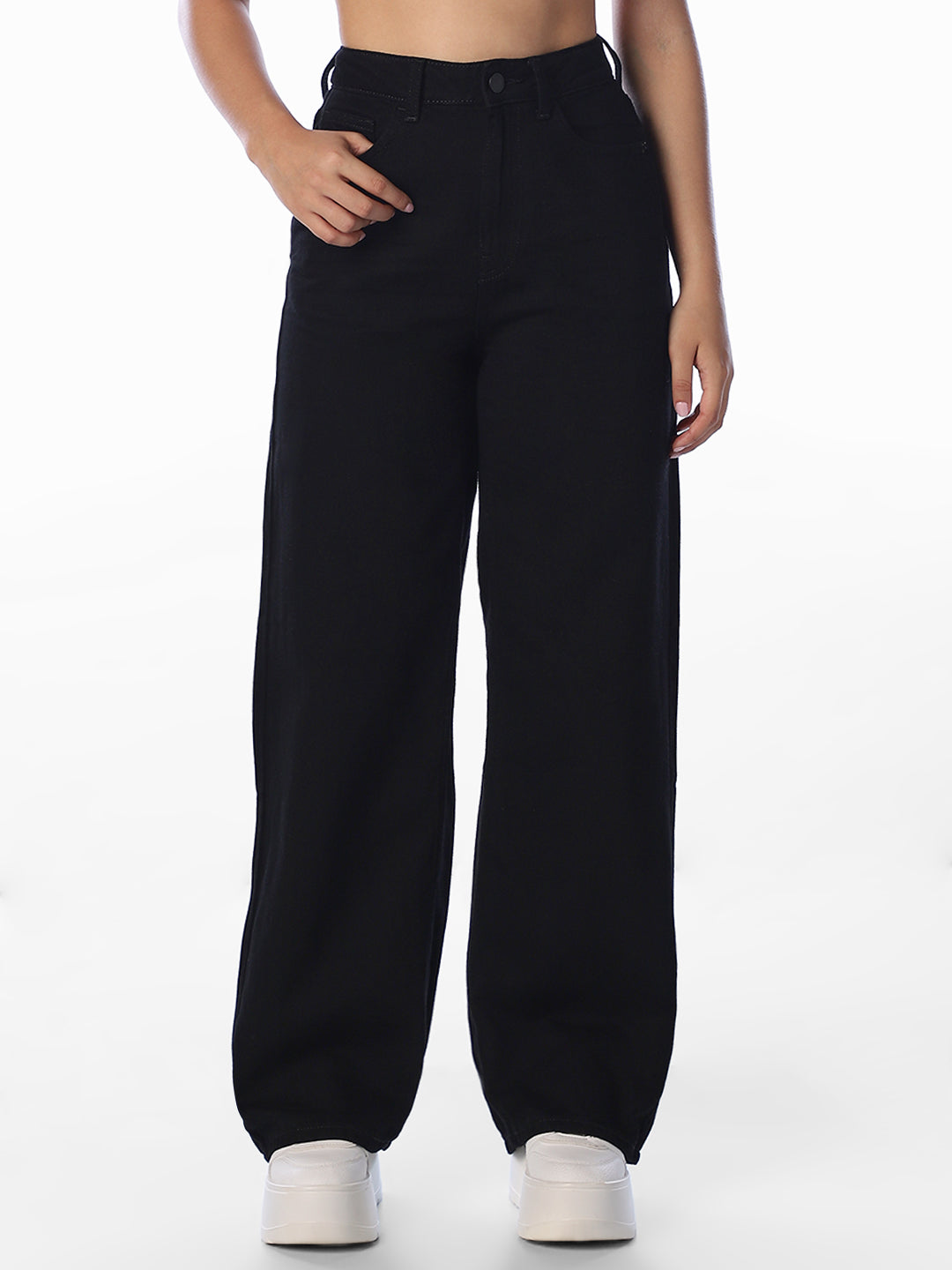 Black Wide Leg Jeans