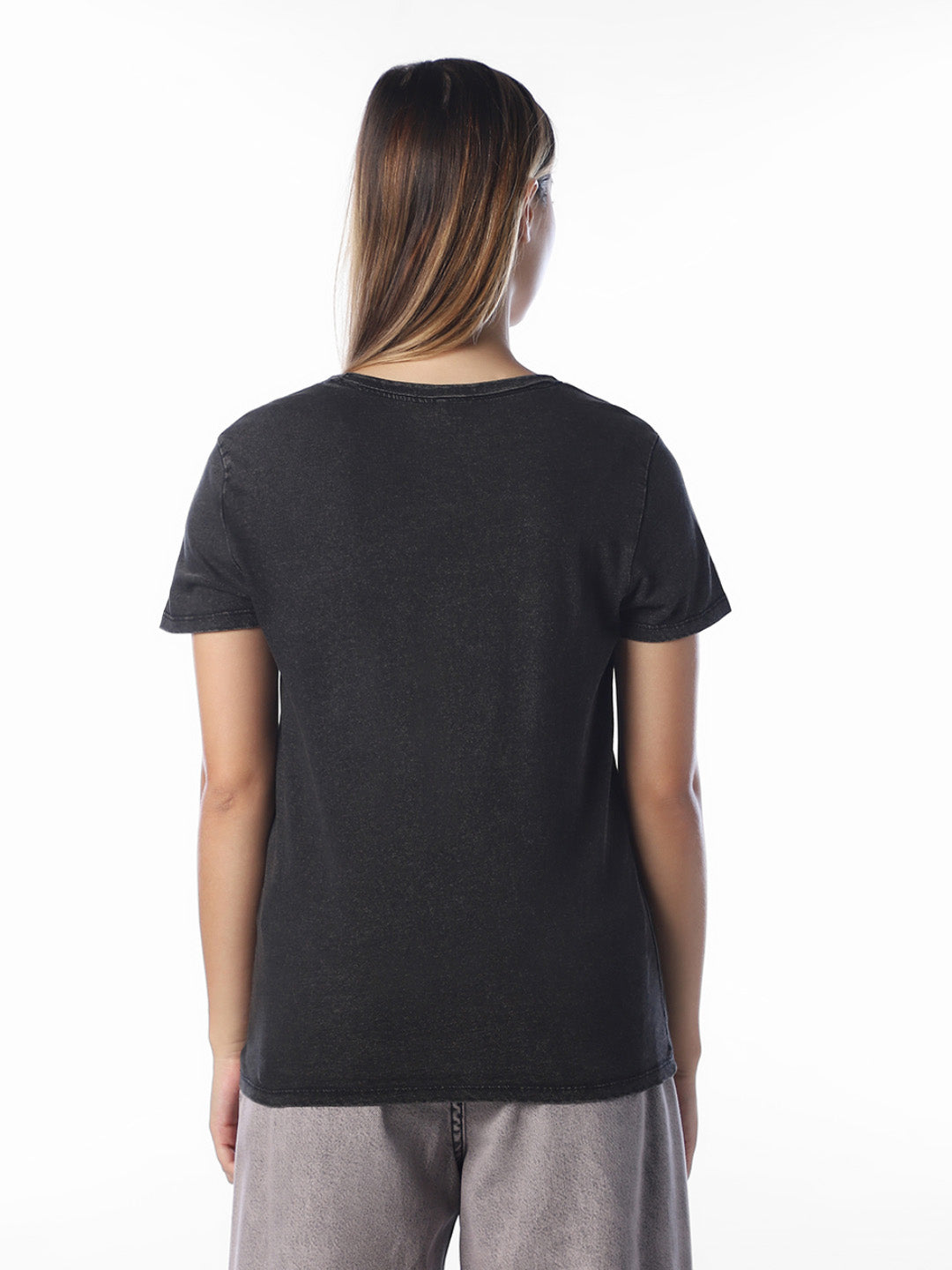 Black Printed T-shirt