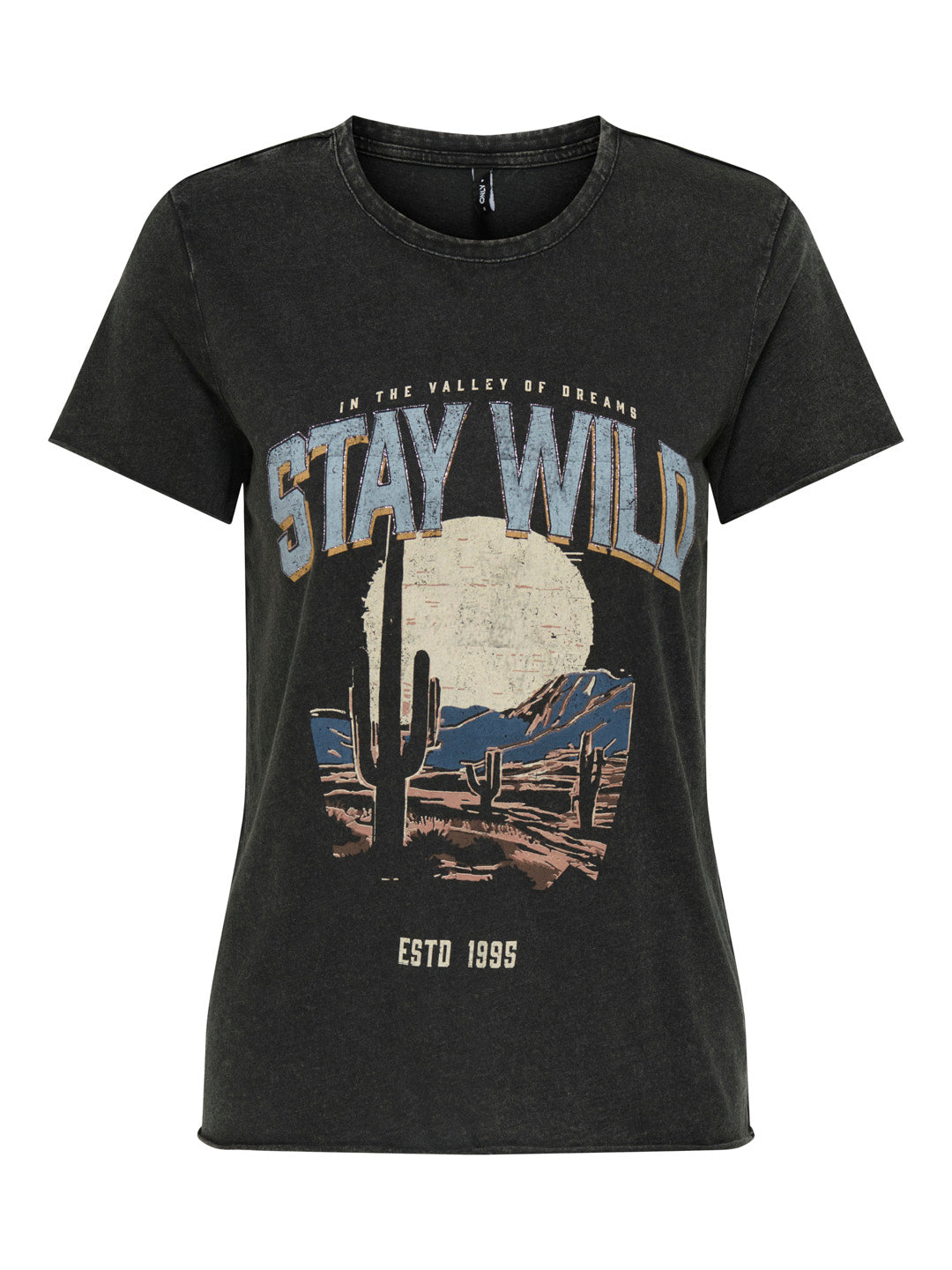 Vintage Washed Printed T-shirt