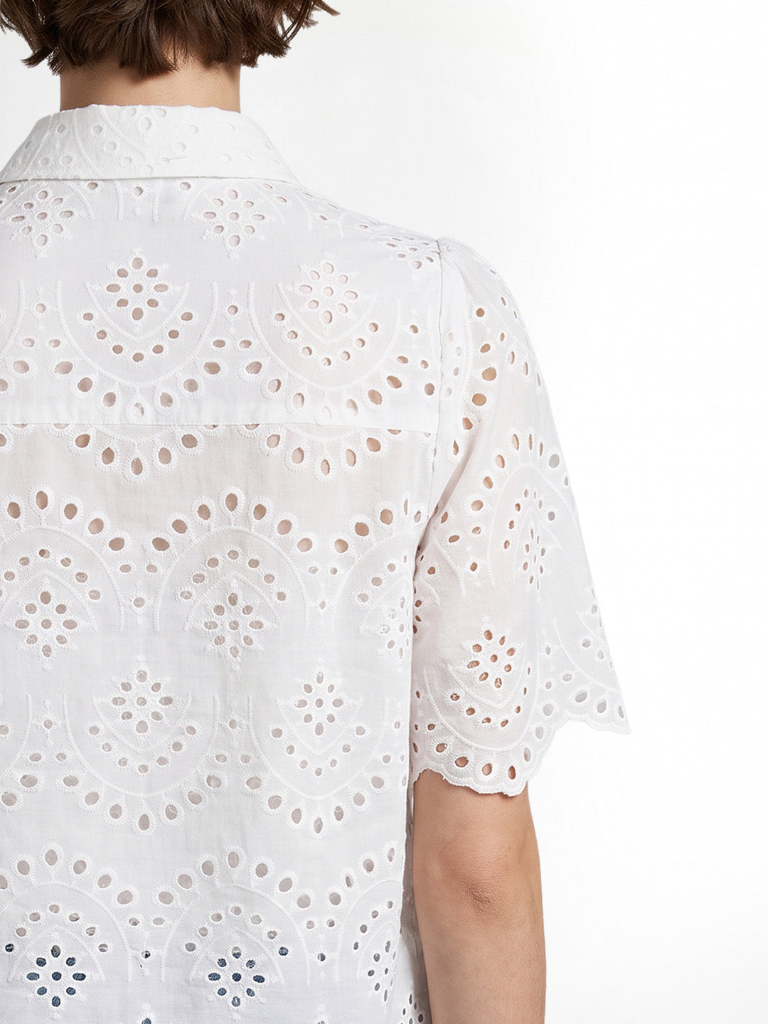 White broderie anglaise Shirt