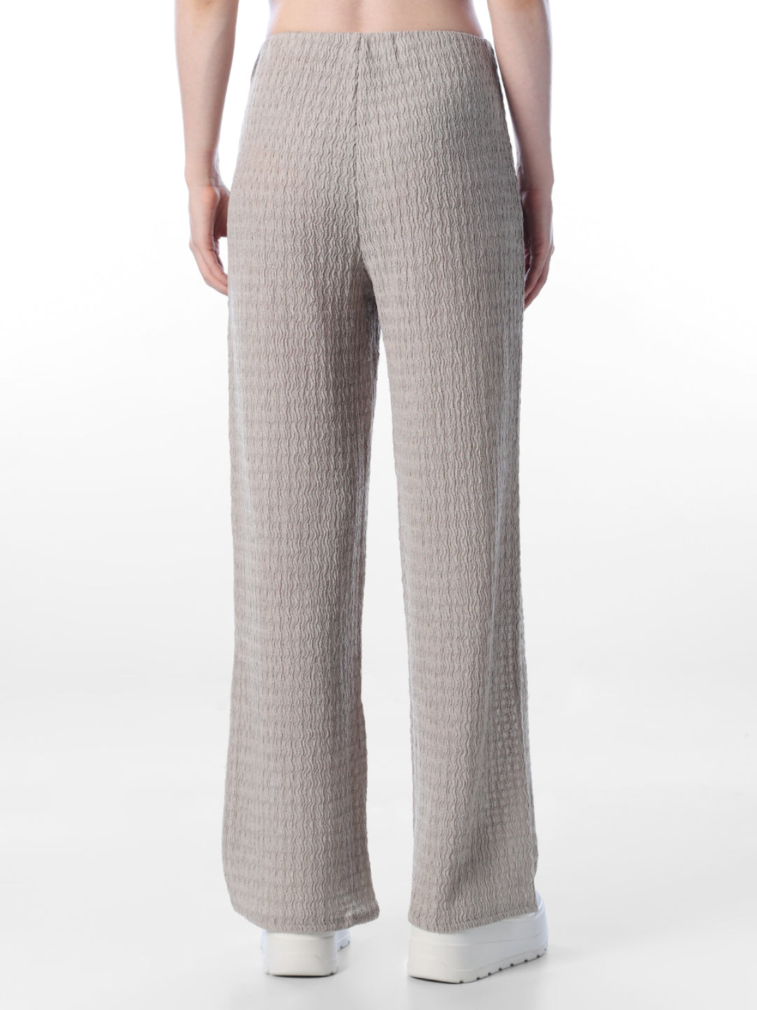Grey Regular Fit Pants