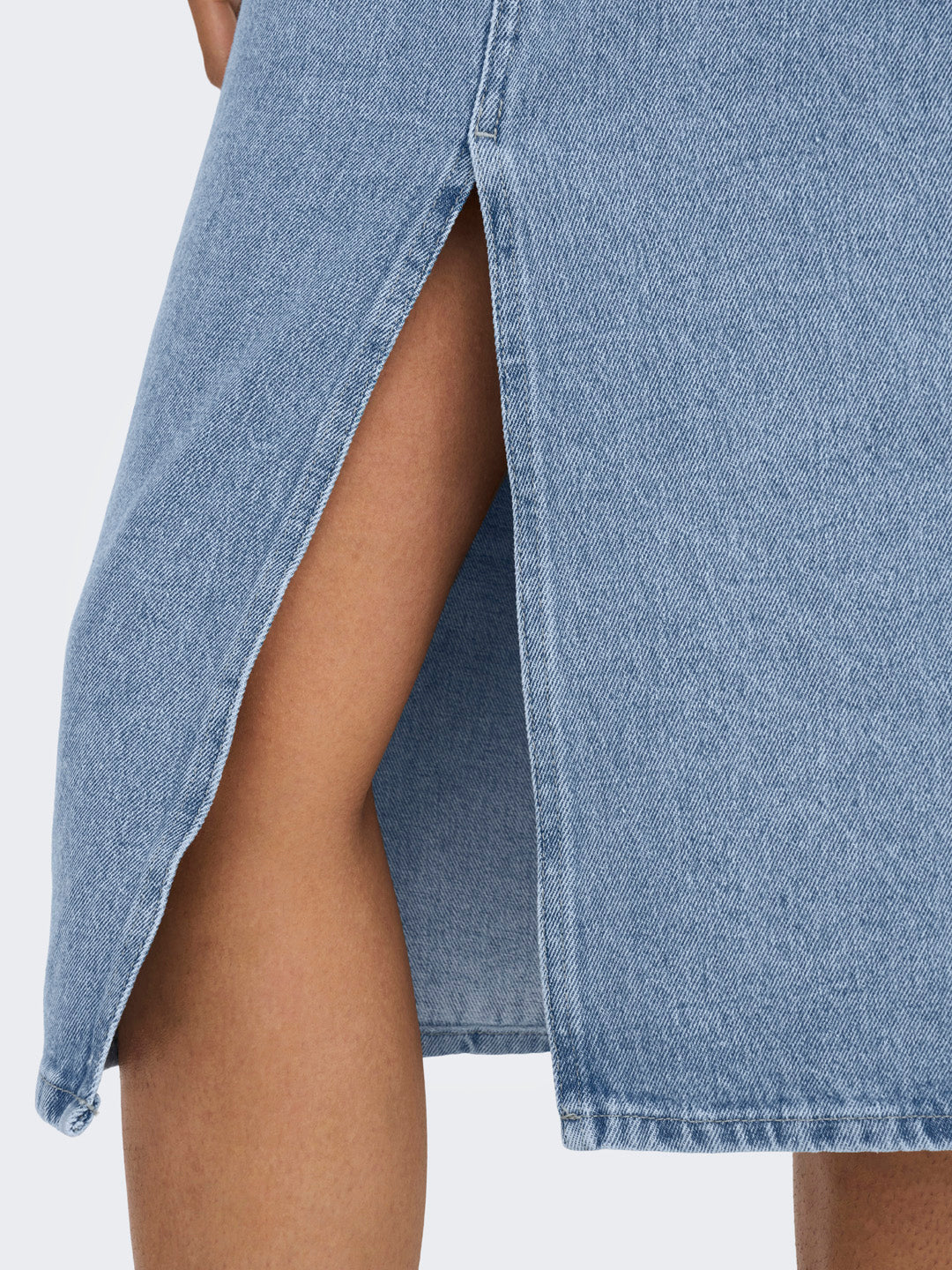 Light Blue Denim Skirt