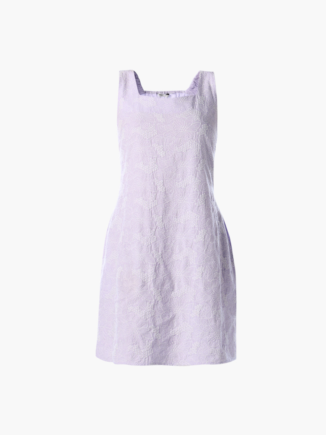 Purple Embroidered Dress