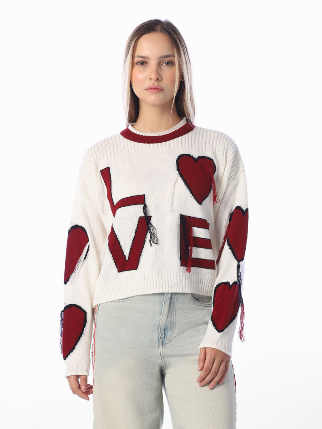 Printed Relaxed Fit Pullover