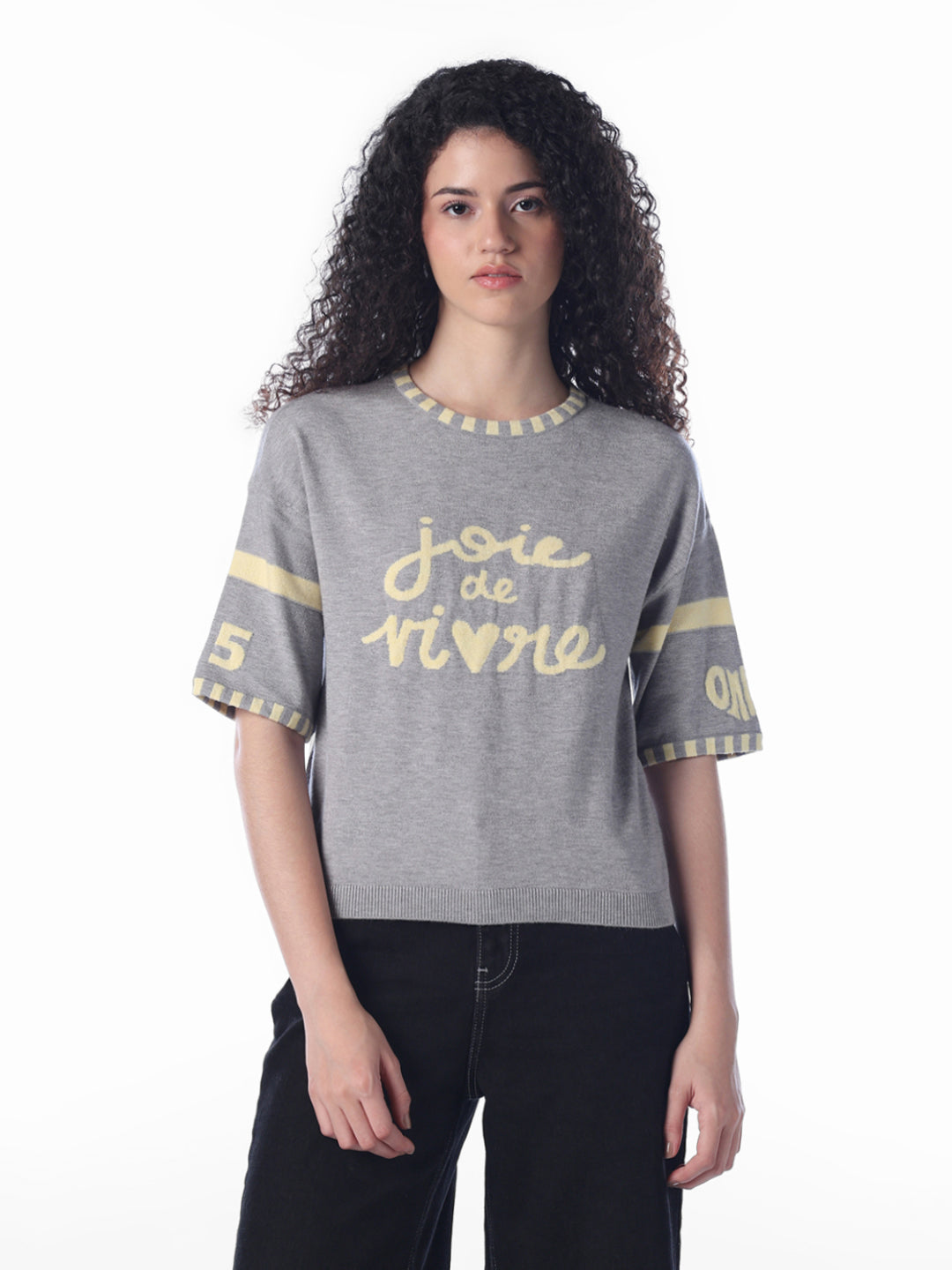 Grey Printed T-shirt