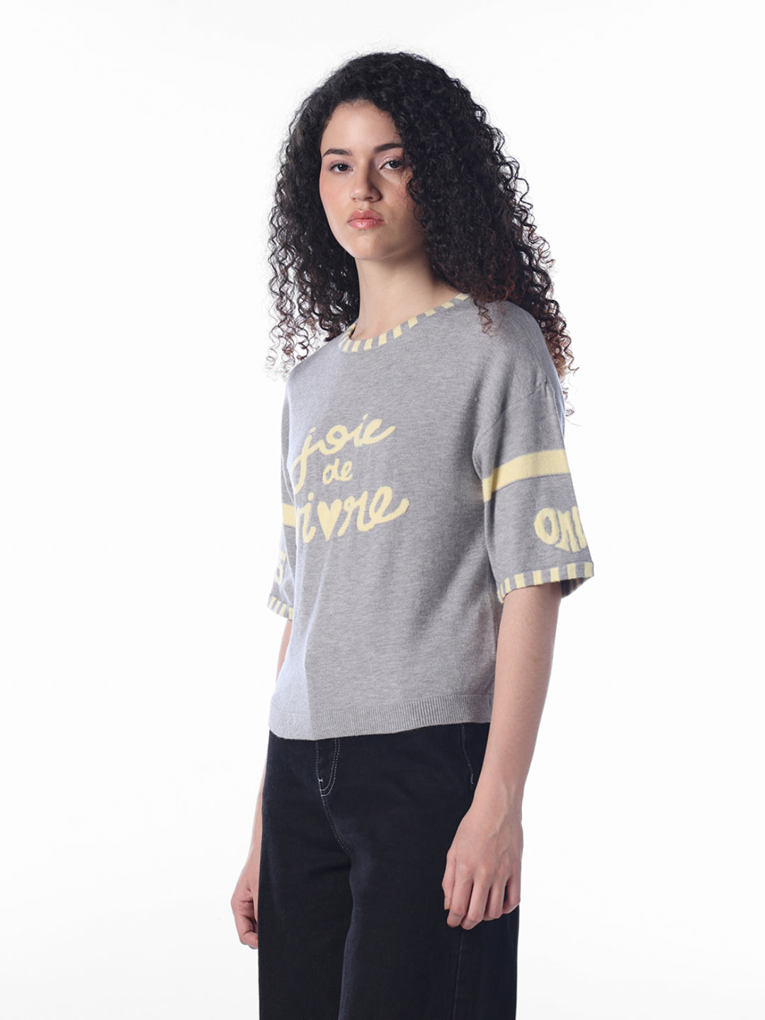 Grey Printed T-shirt