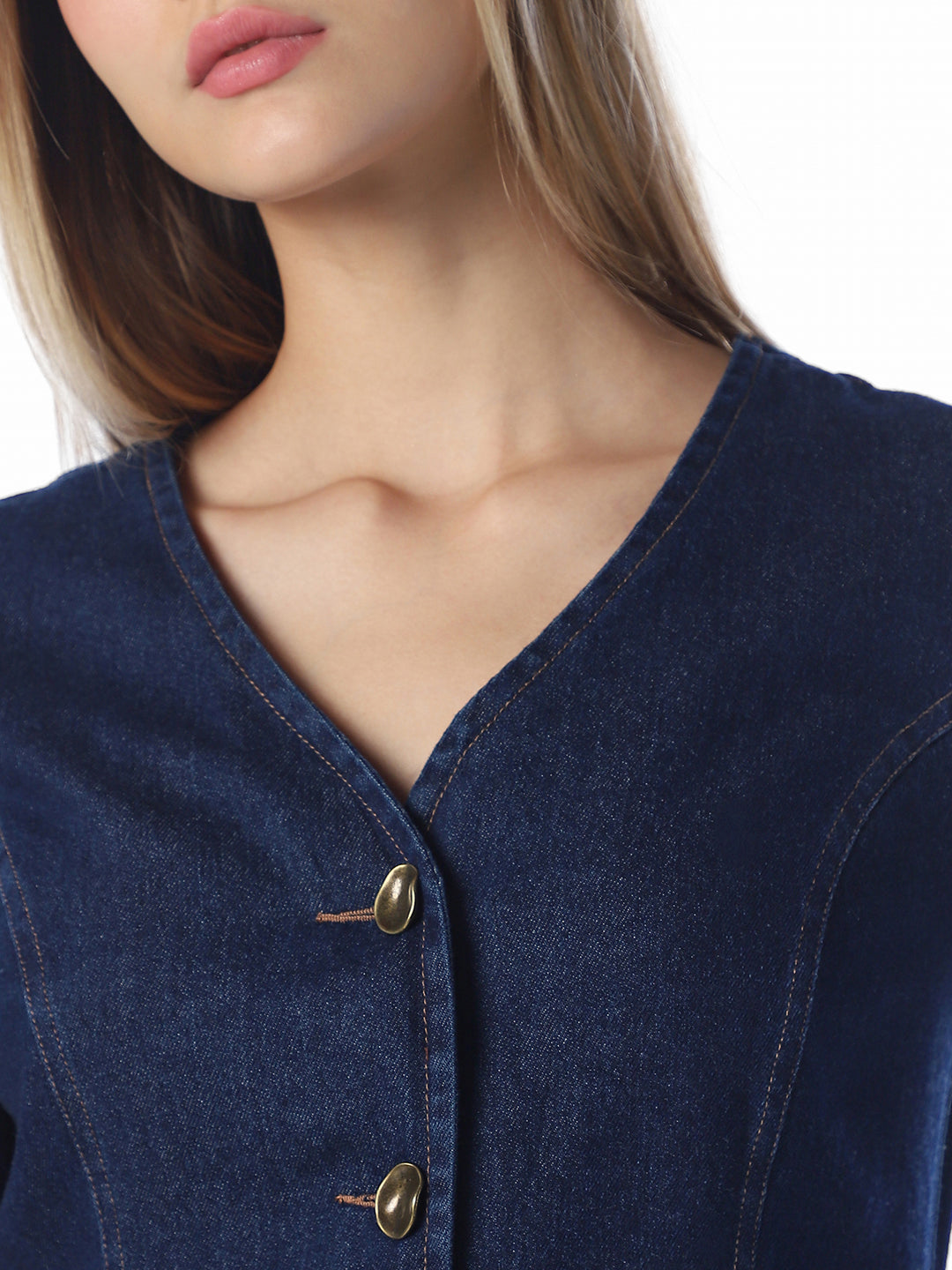 Dark Blue Denim Dress