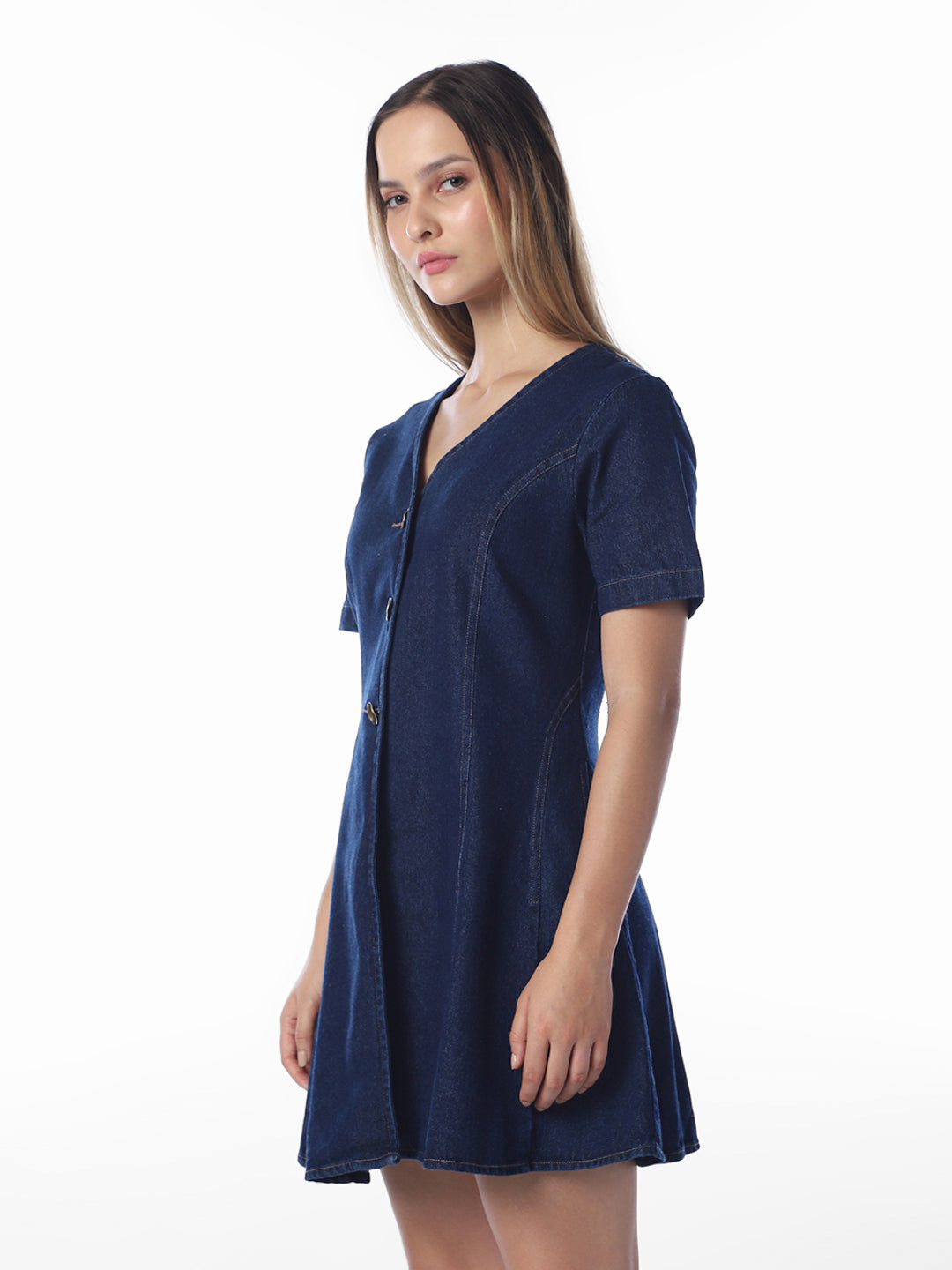 Dark Blue Denim Dress