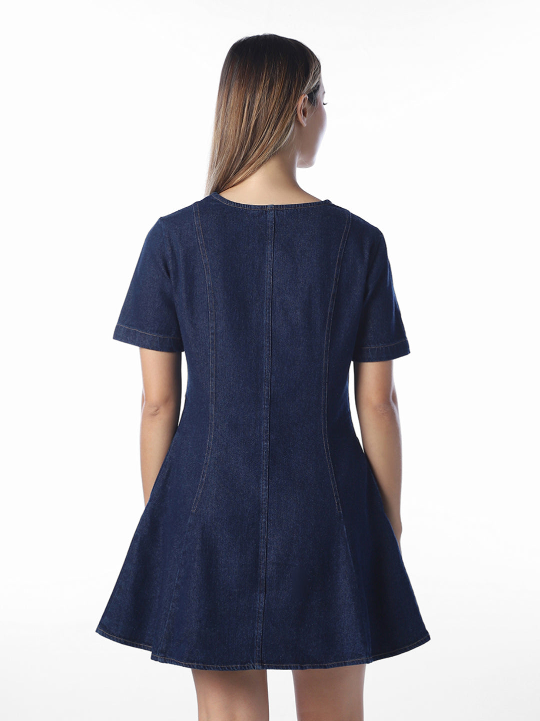 Dark Blue Denim Dress