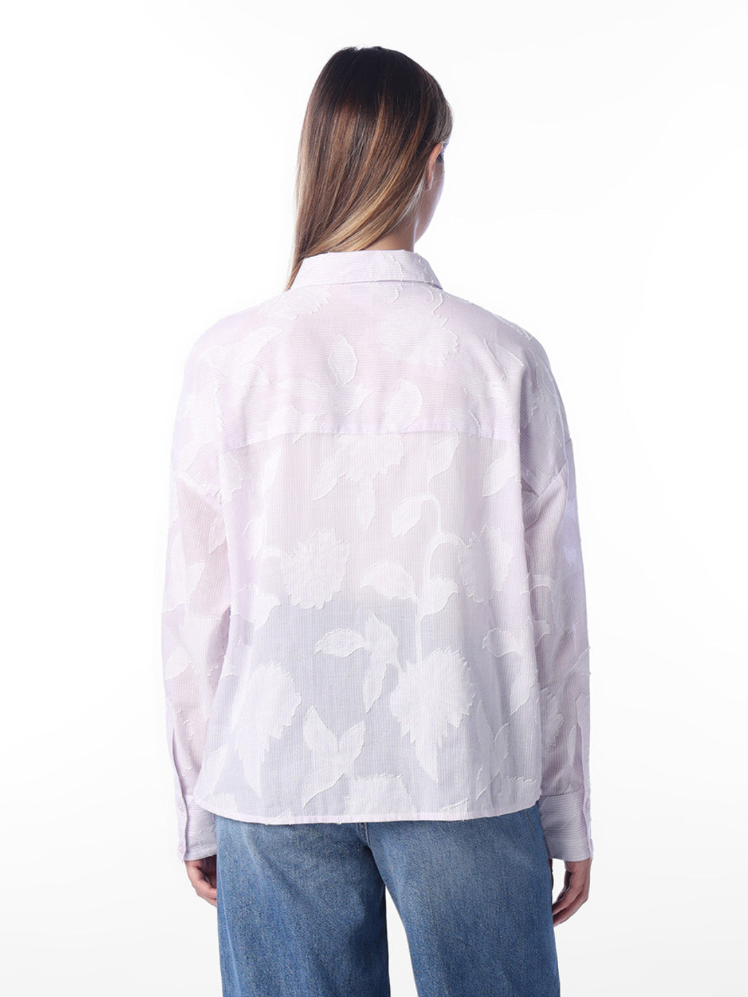 purple Cotton Shirt