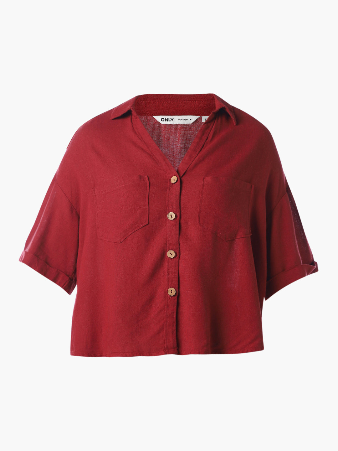 Red Oversized Shirt