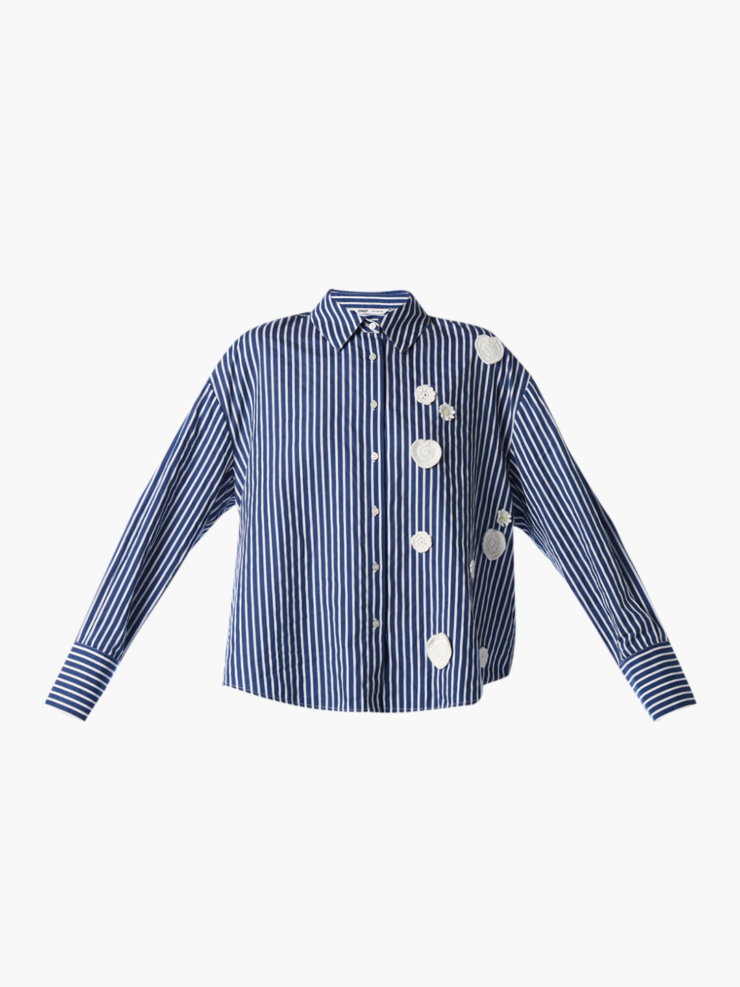 Blue Striped Cotton Shirt