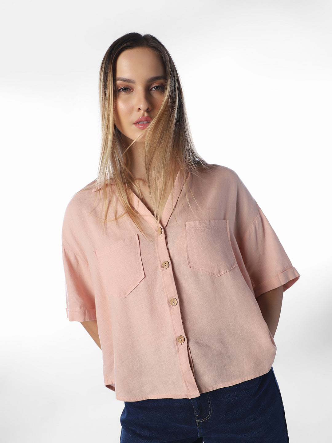 Pink Oversized Shirt
