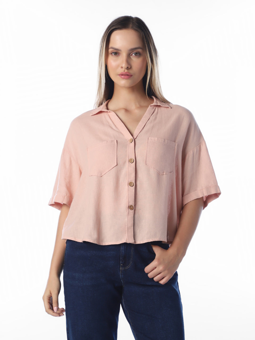 Pink Oversized Shirt