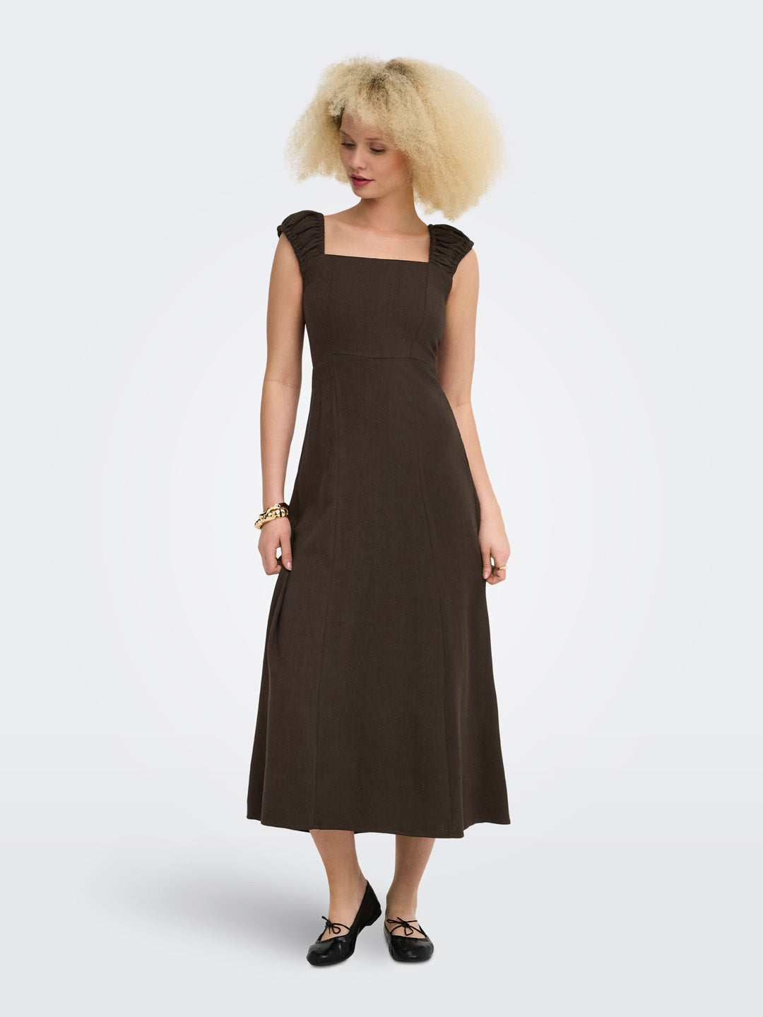 Dark Brown Long Dress