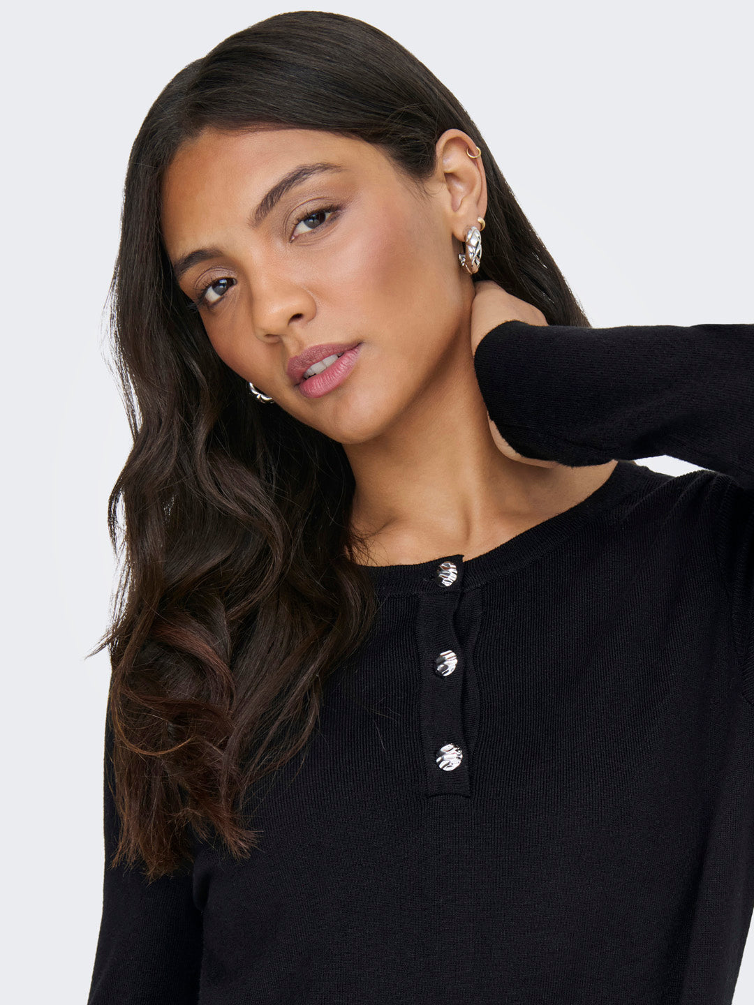 Black O-Neck Dress