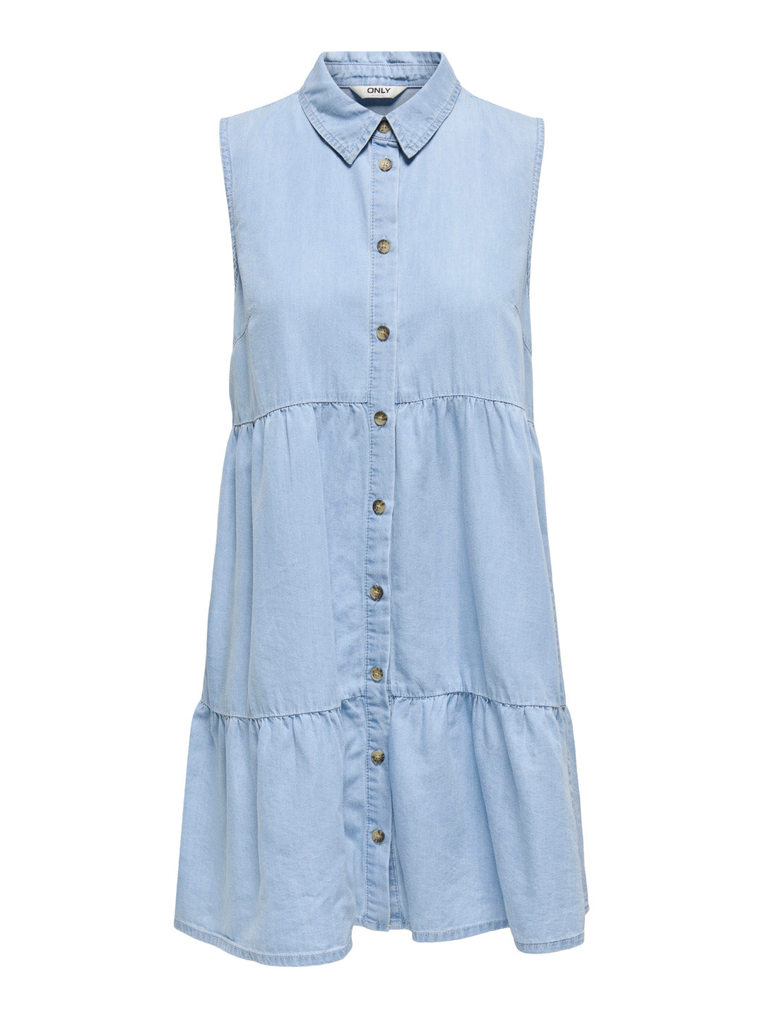 Light Blue Denim Shirt Dress