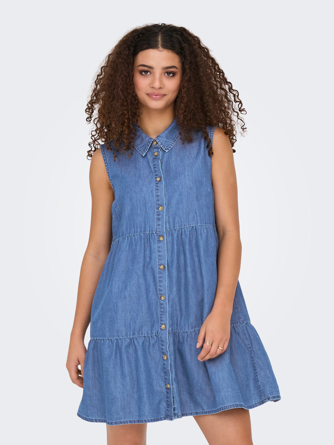 Blue Denim Shirt Dress