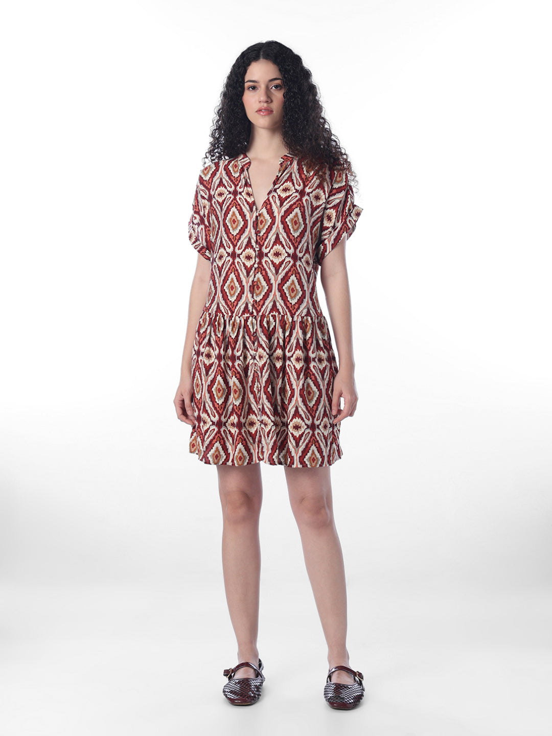 Printed Short Dress