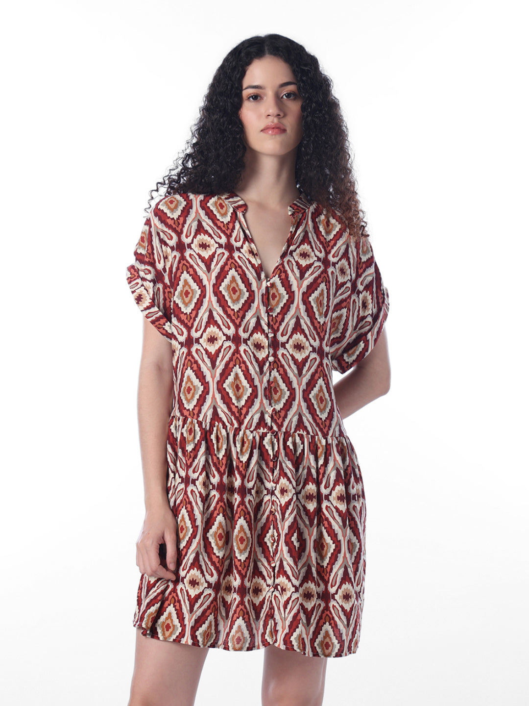 Printed Short Dress