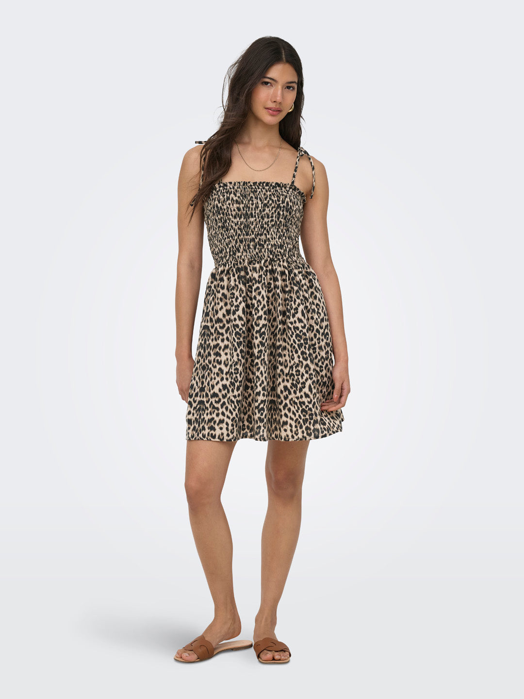 Animal Print Mini Dress