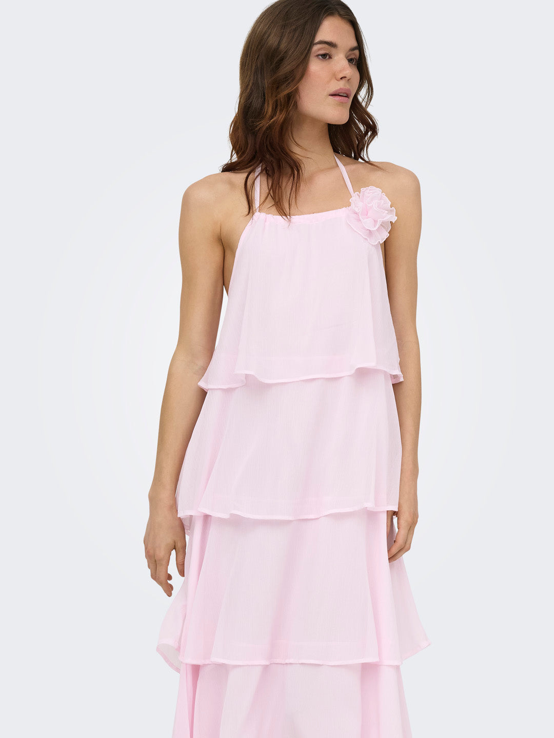 Pink Layered Dress