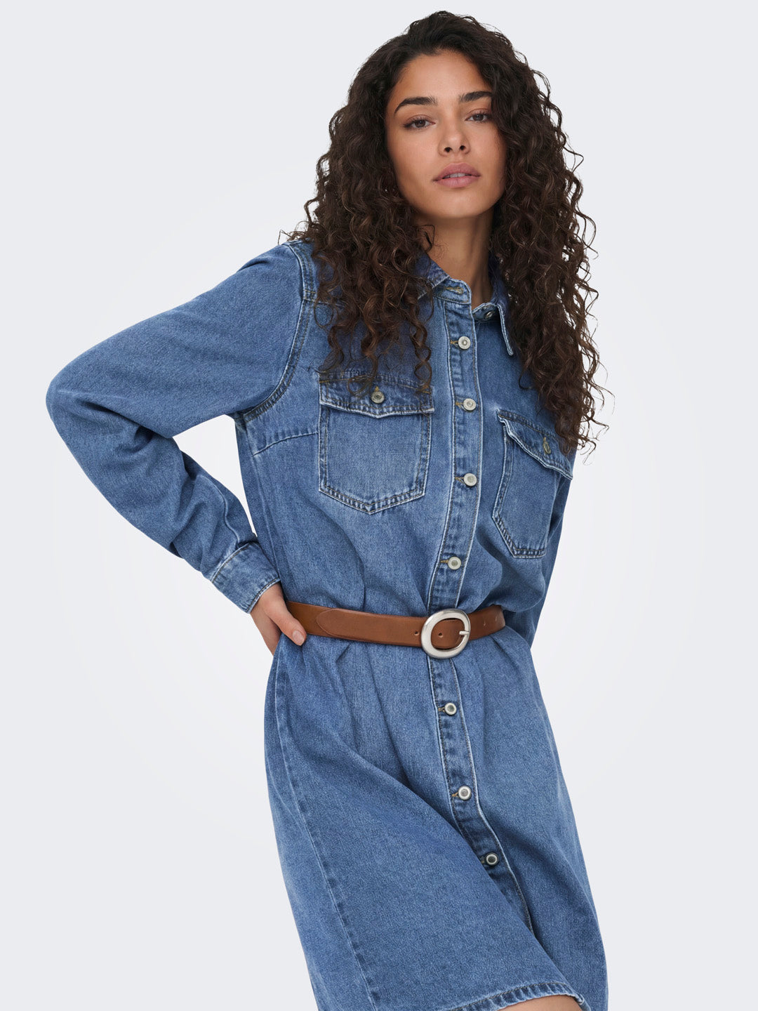 Denim Shirt Dress