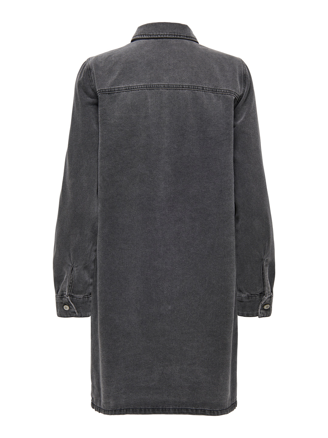 Black Washed Denim Dress