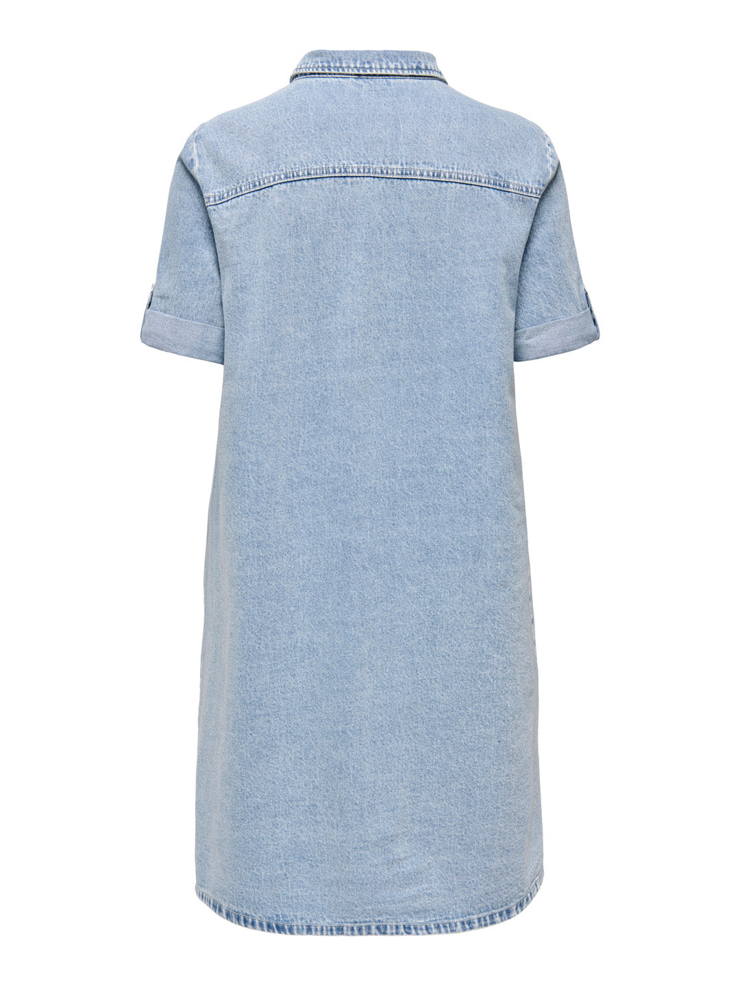 Light Blue Denim Shirt Dress