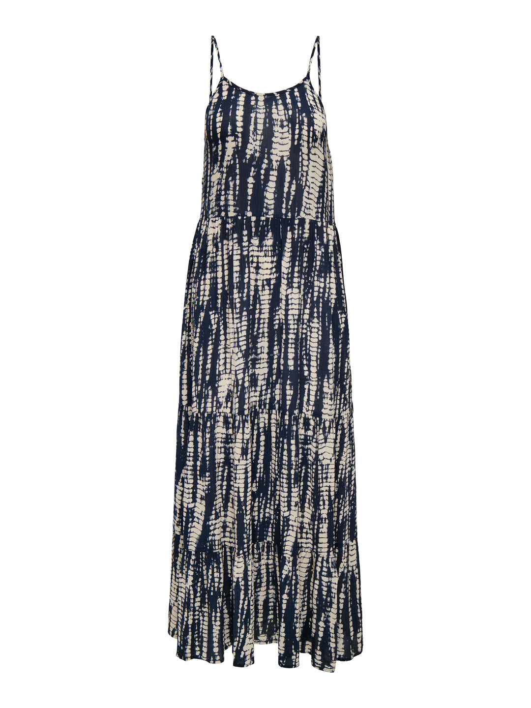 Printed Strappy Maxi Dress