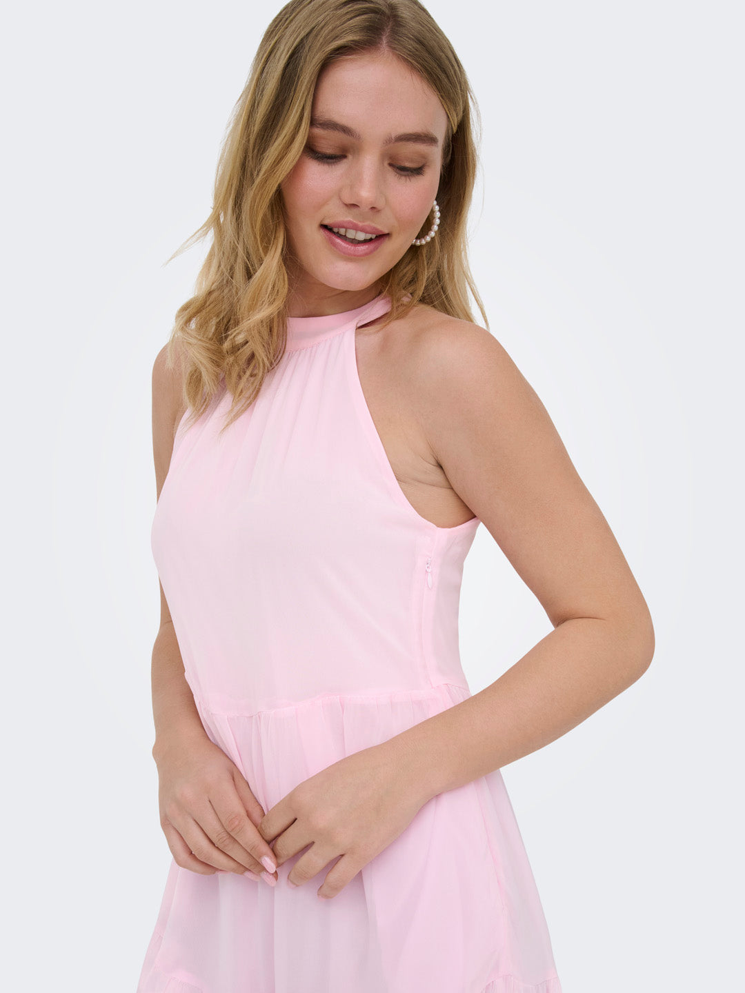 Pink Midi Dress