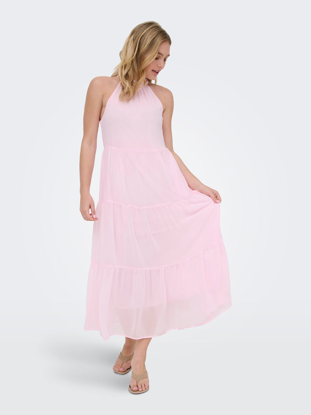 Pink Midi Dress