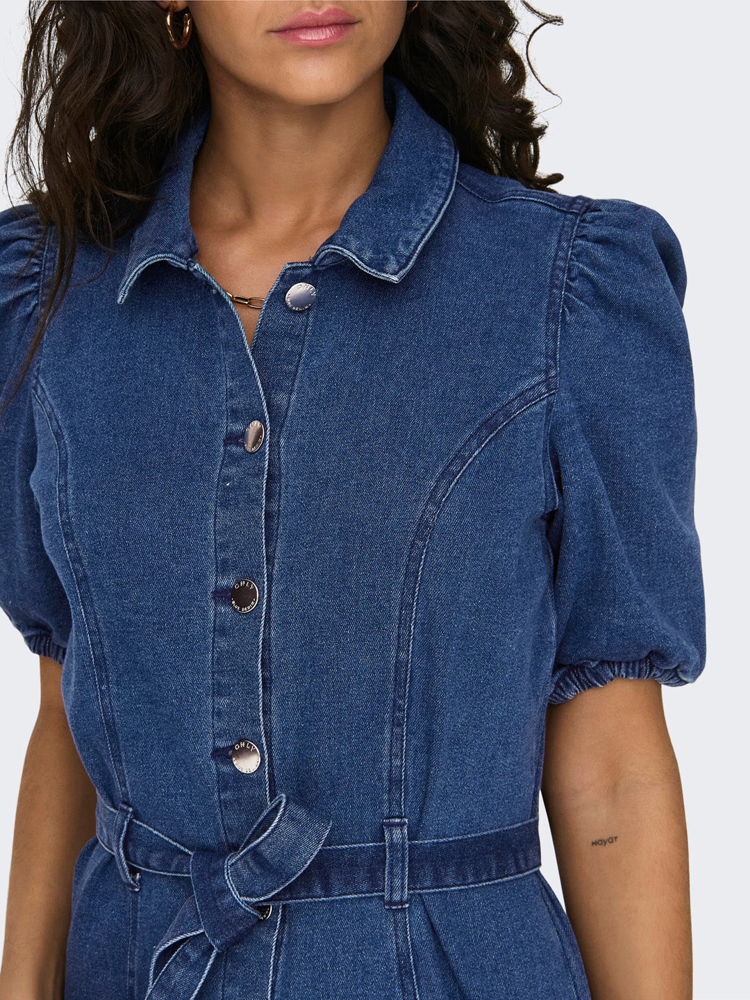 Blue Denim Shirt Dress