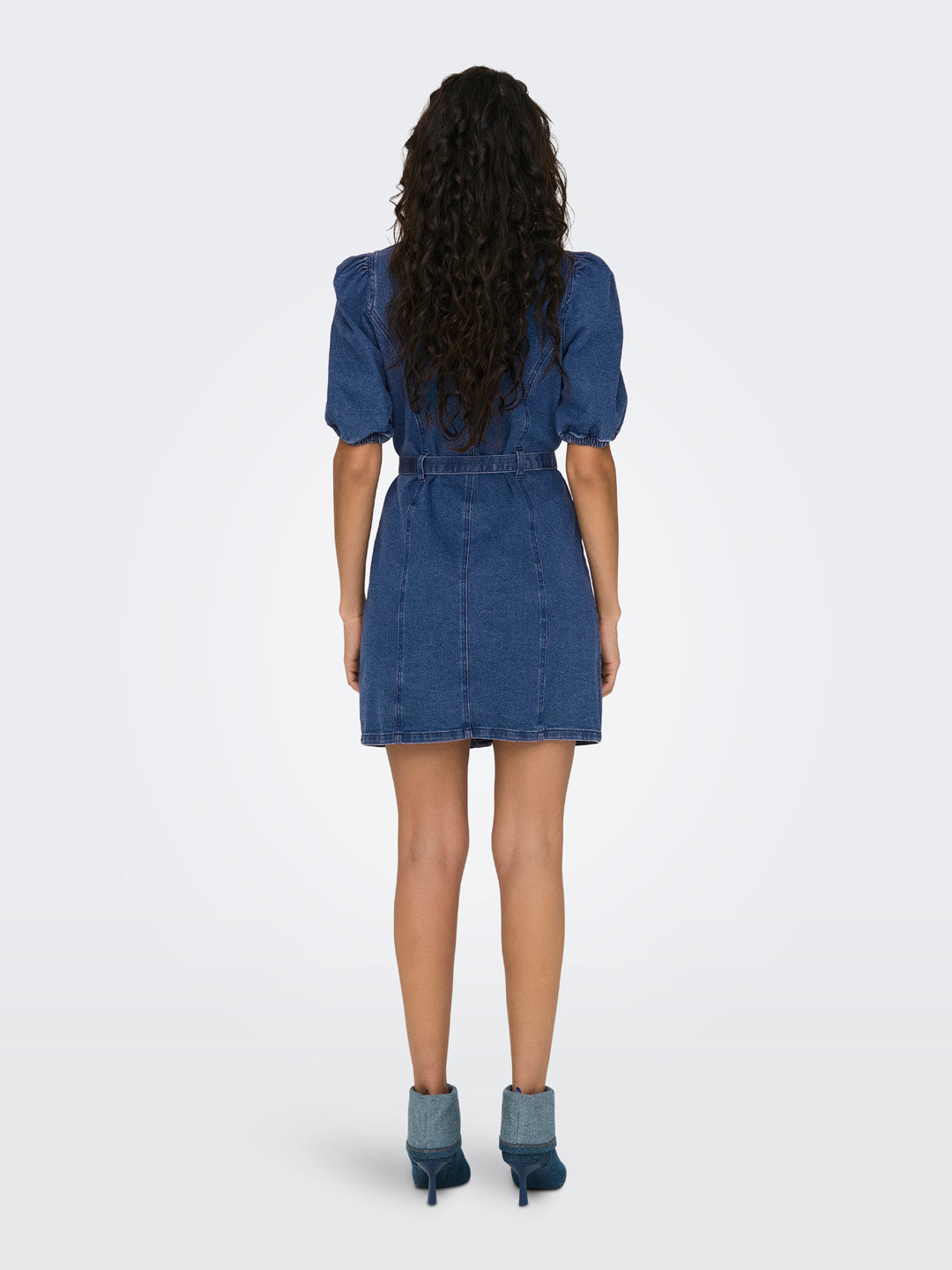 Blue Denim Shirt Dress