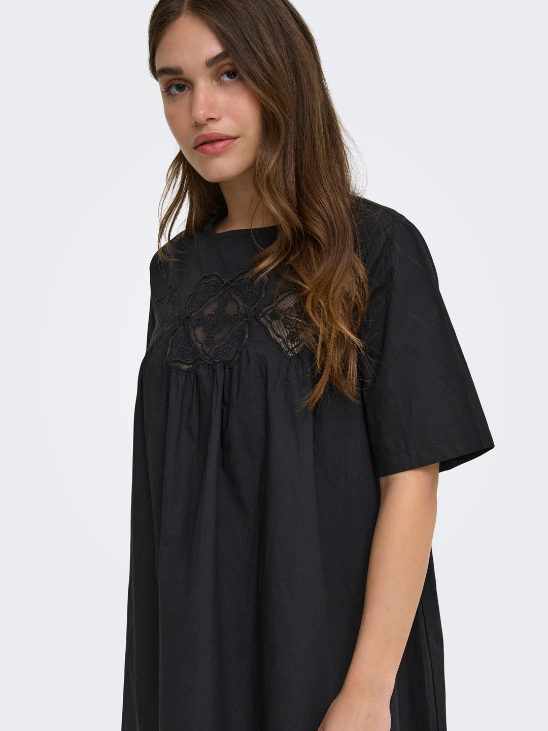 Embroidered Short Dress