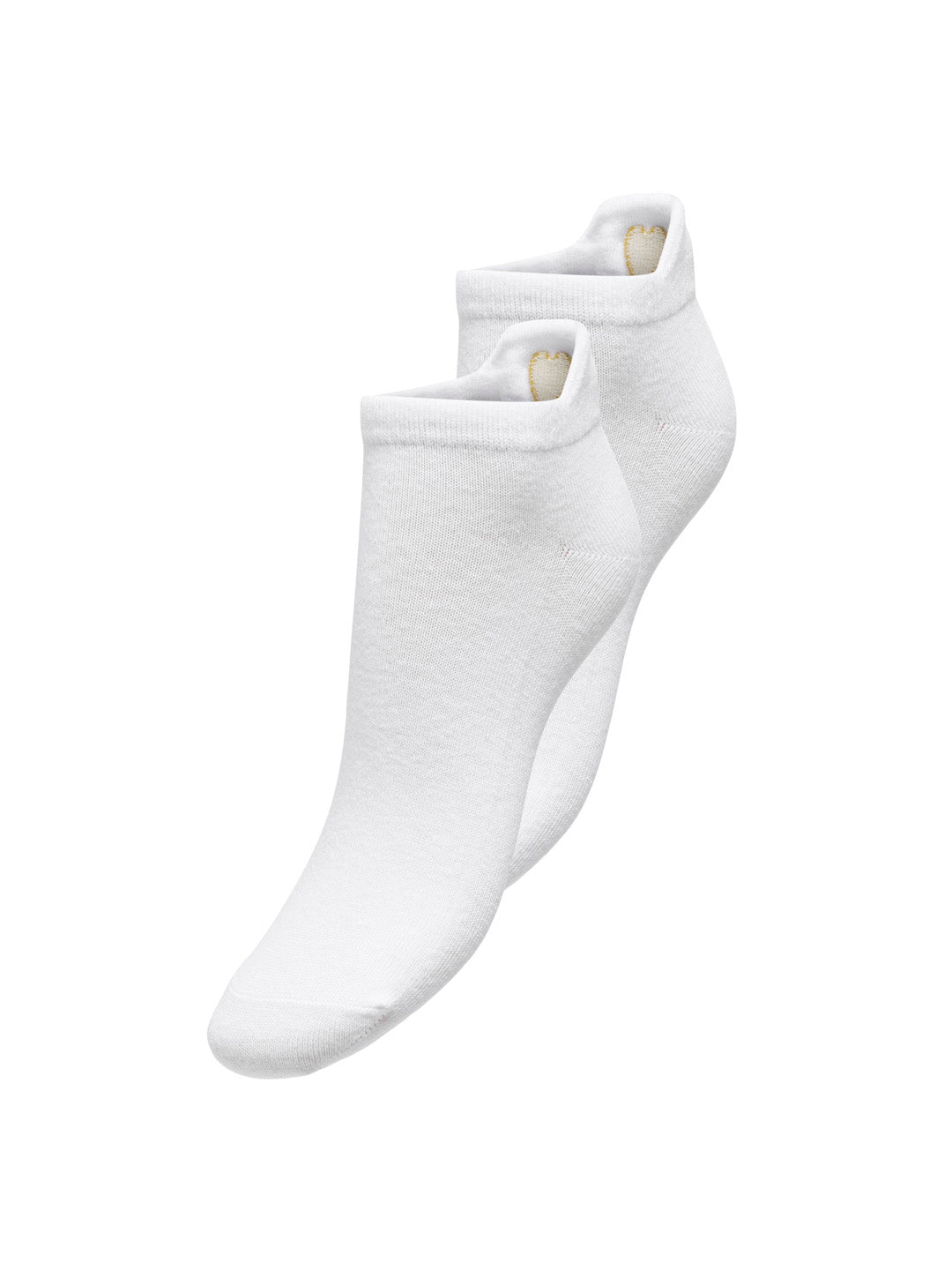 Pack of 2 White No-Show Socks