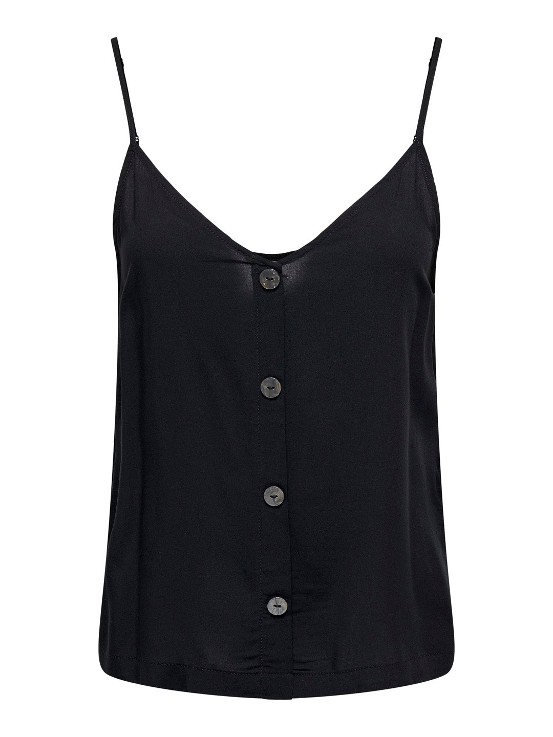 Black Buttoned Singlet