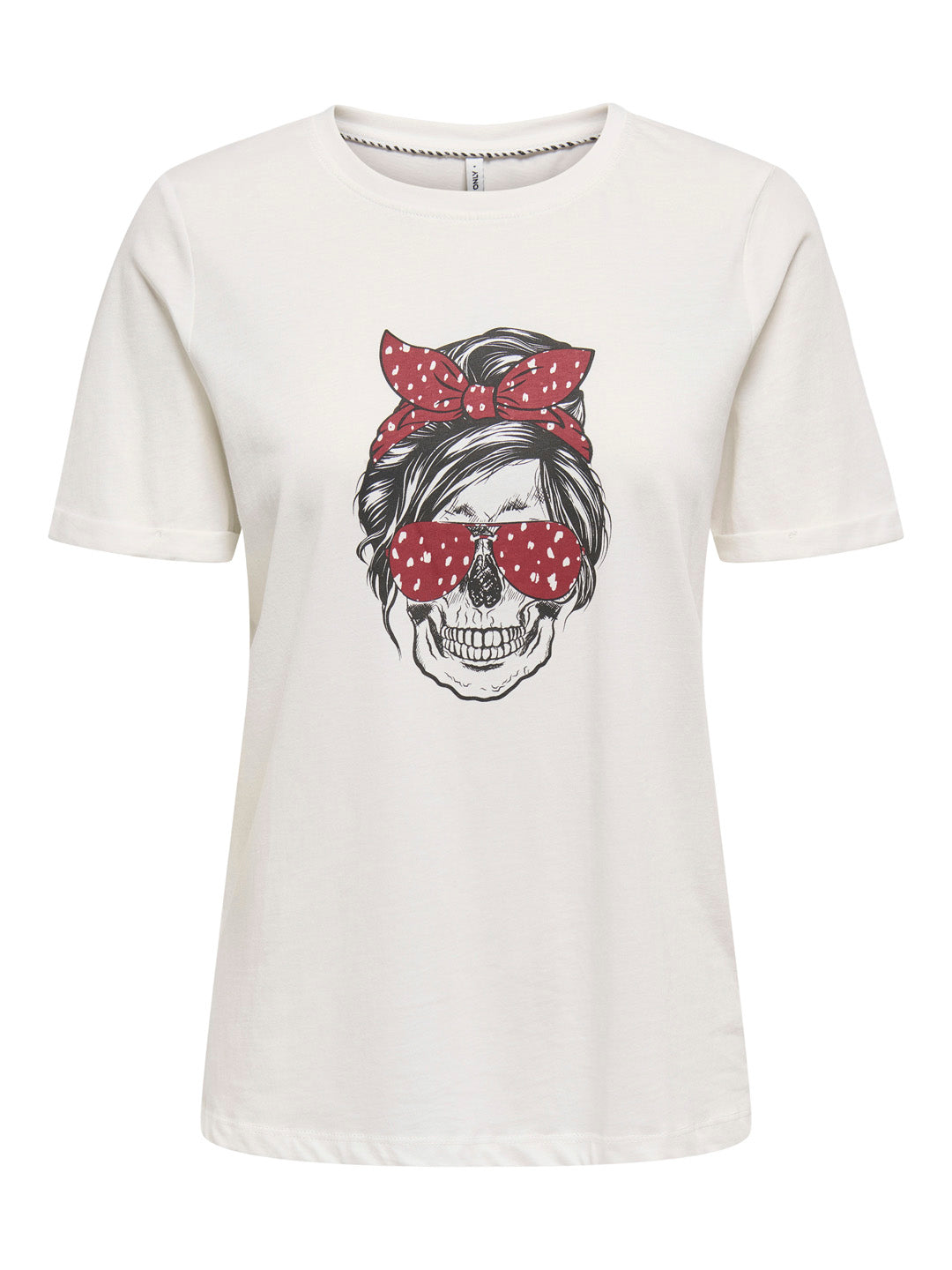 White Printed T-Shirt