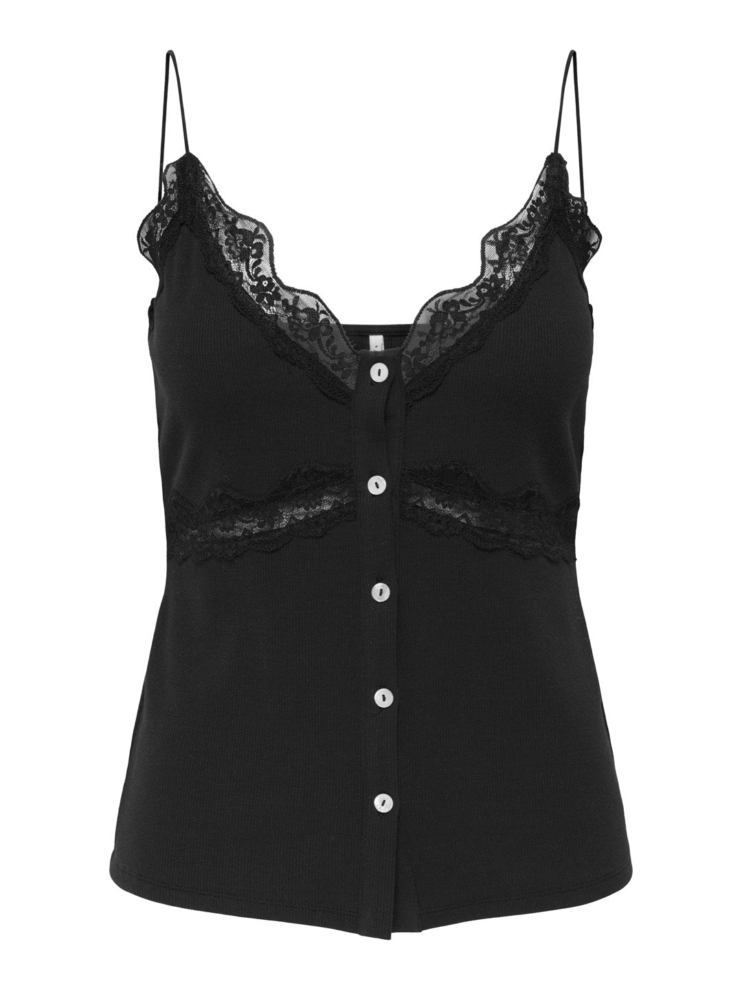 Black Lace Singlet