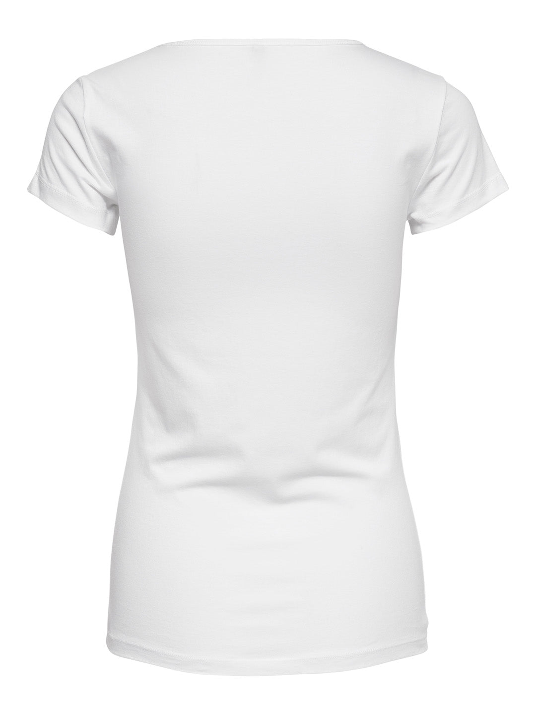 White O-Neck Top