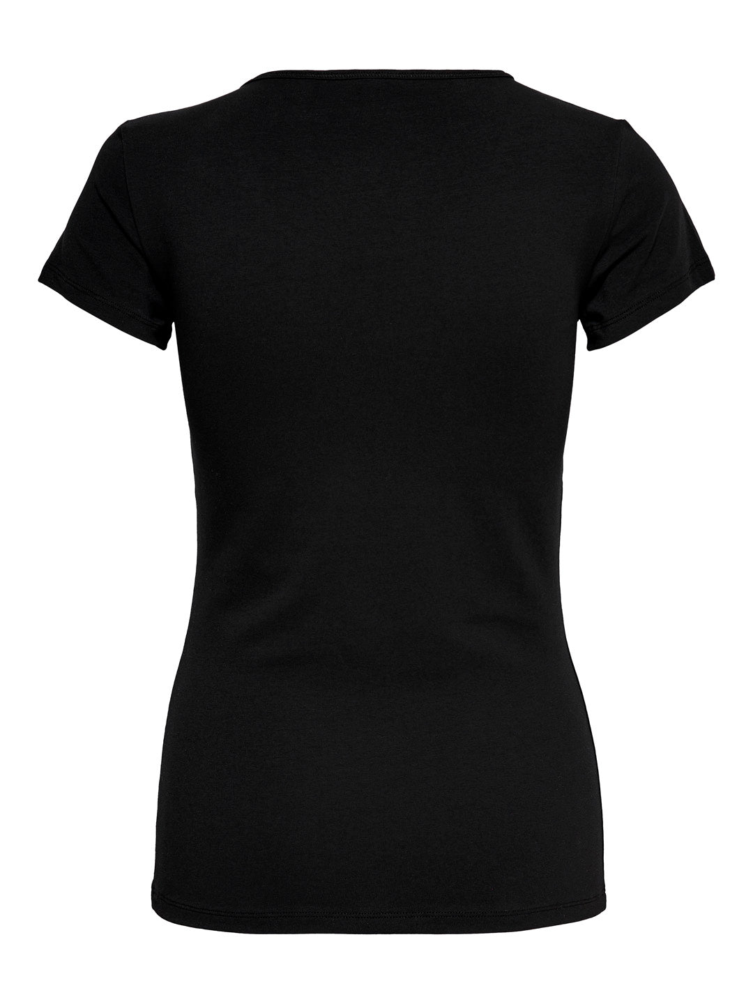 Black O-Neck Top