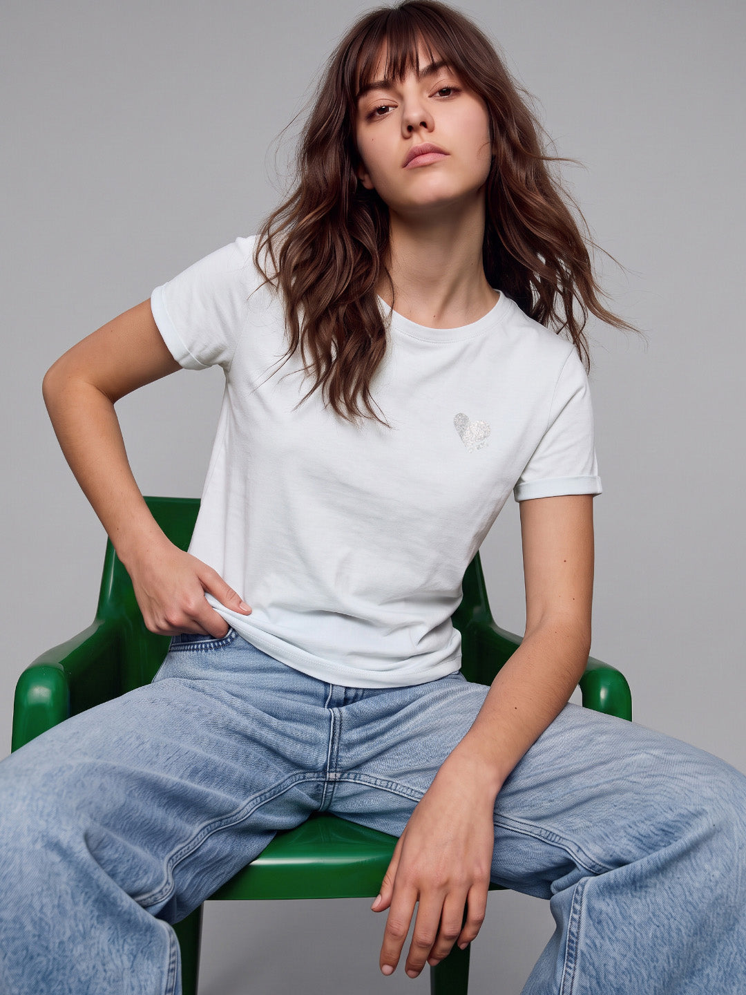 Blue Printed T-shirt