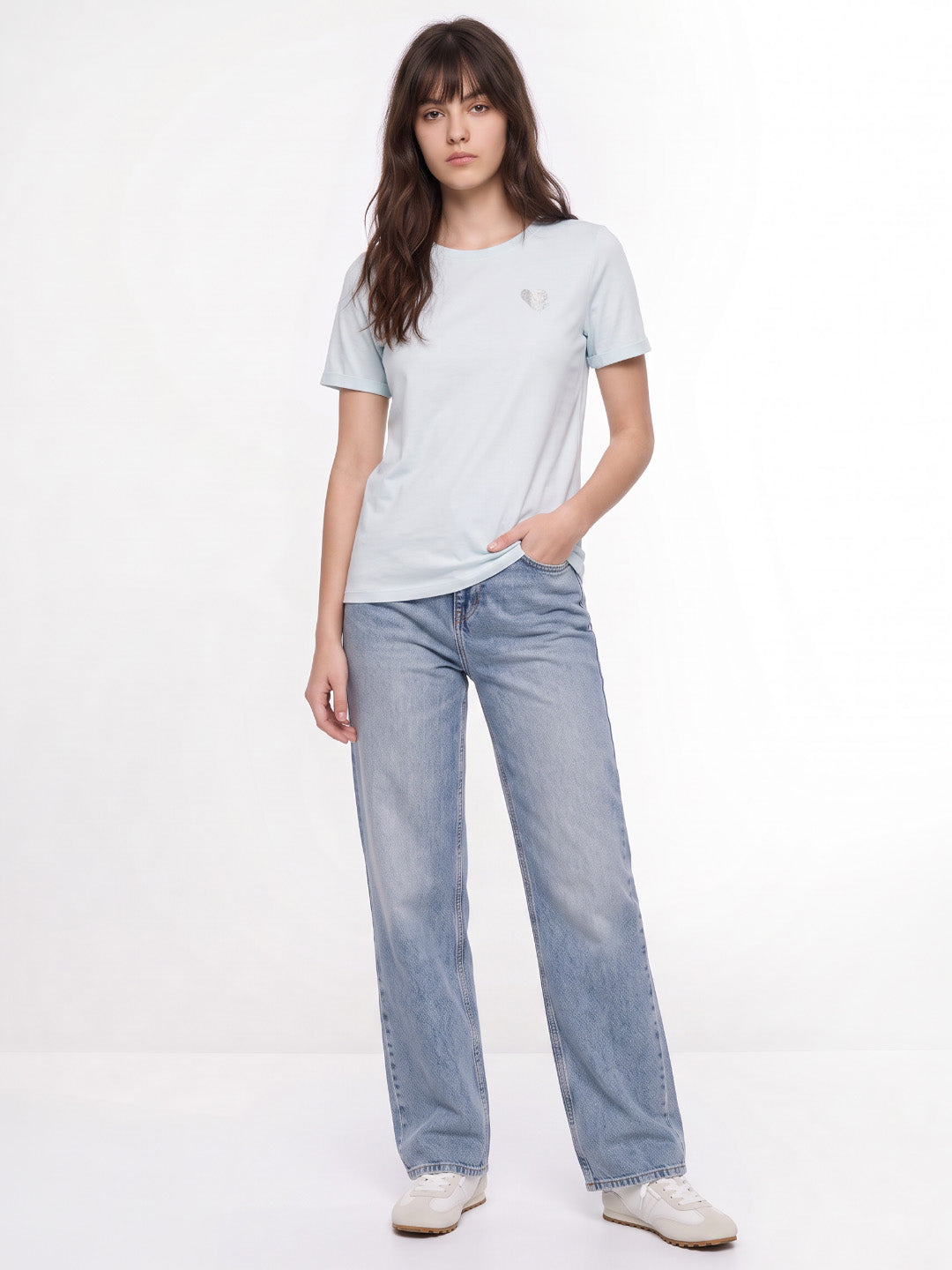 Blue Printed T-shirt