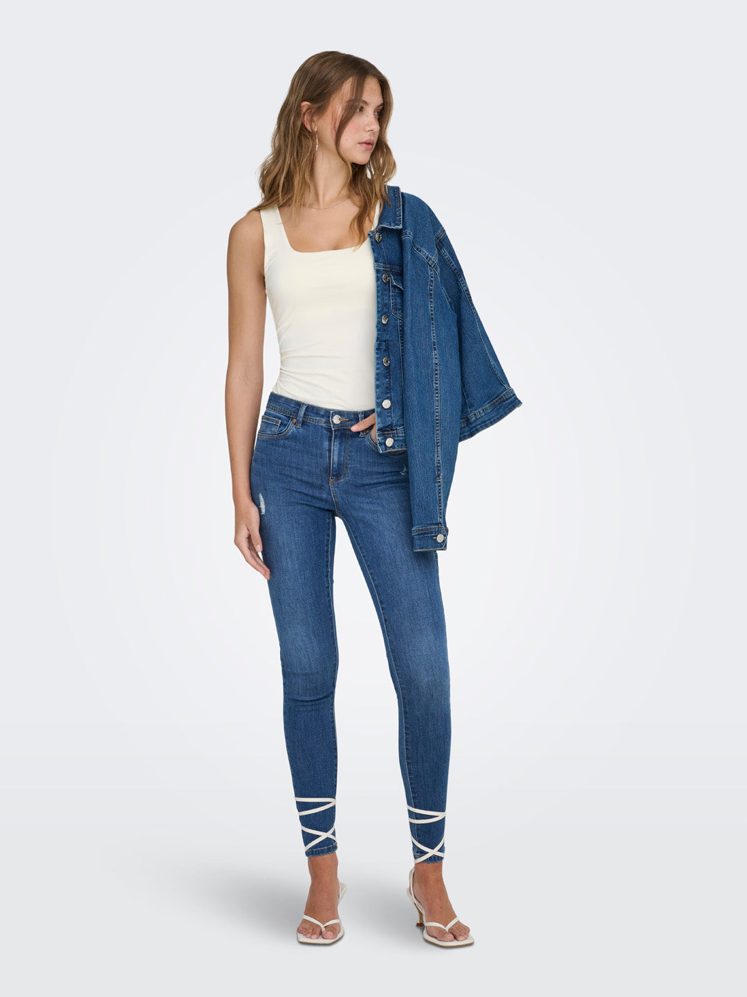 White Two-Way Fit Top