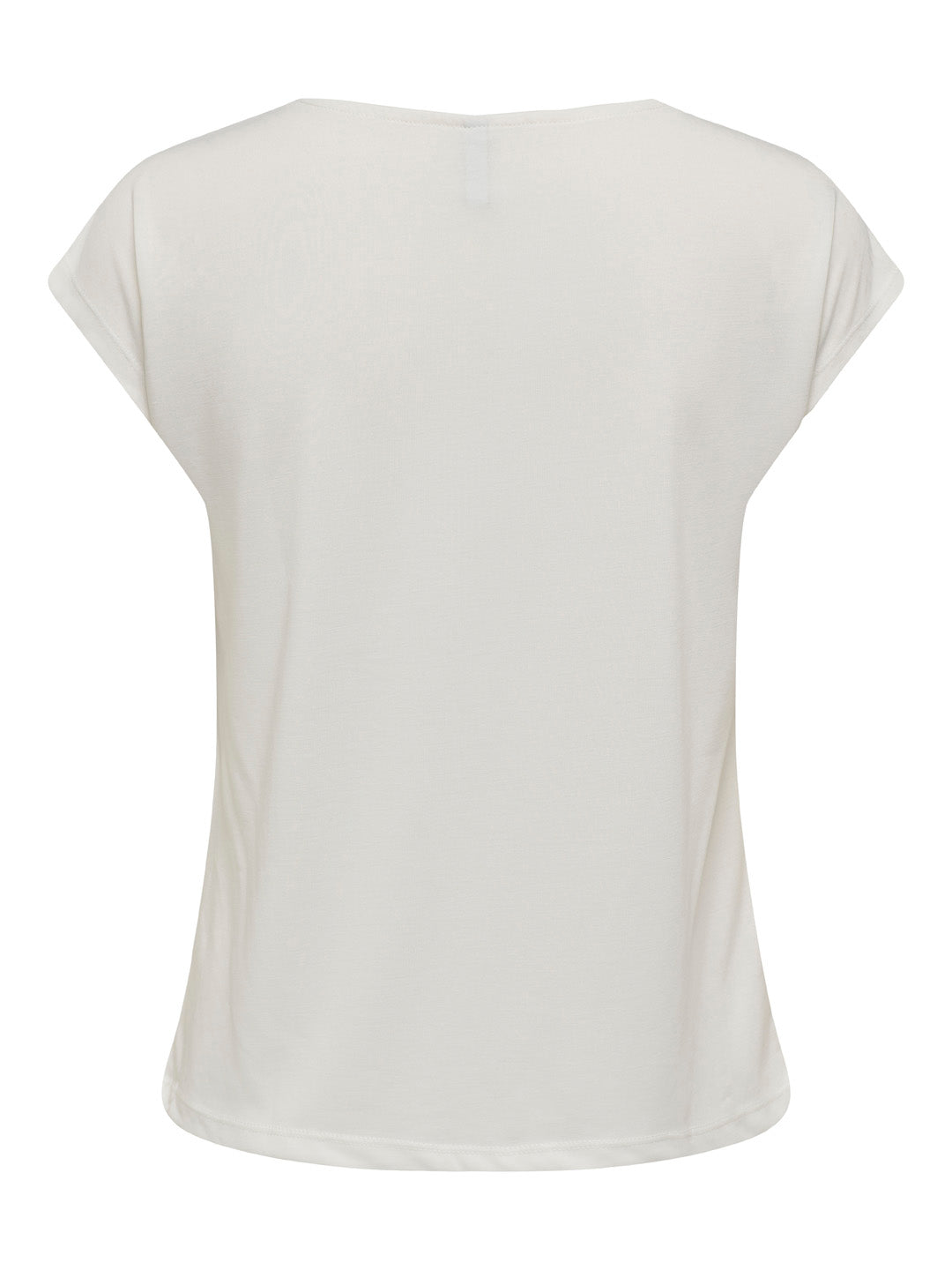 White V-Neck Top