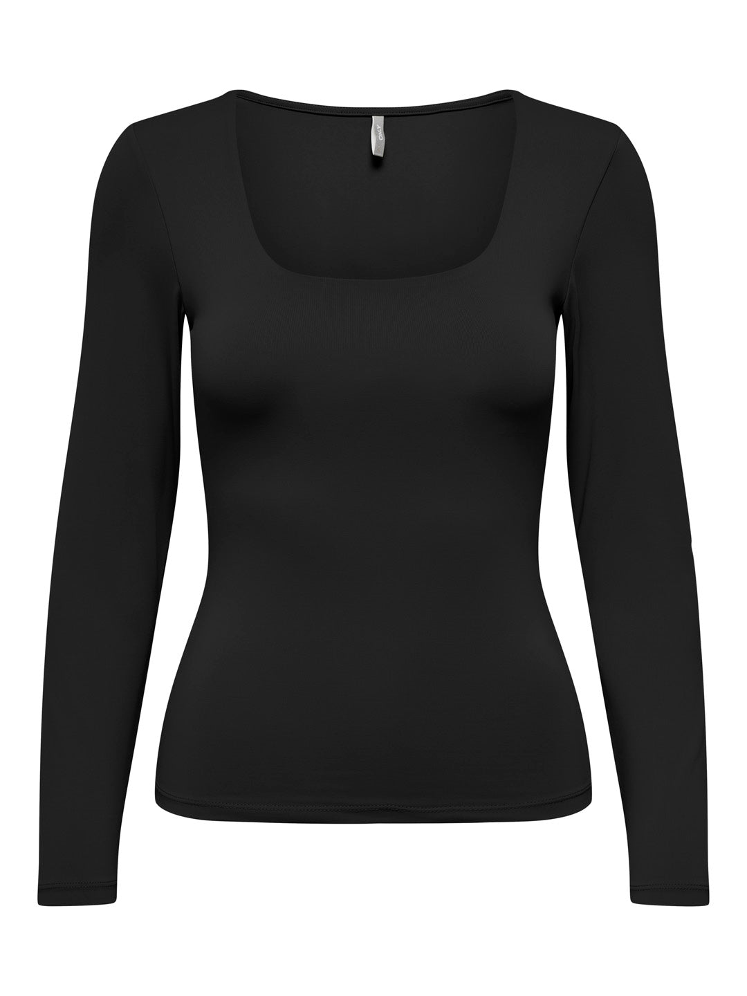 Black Two Way Deep Neck Top