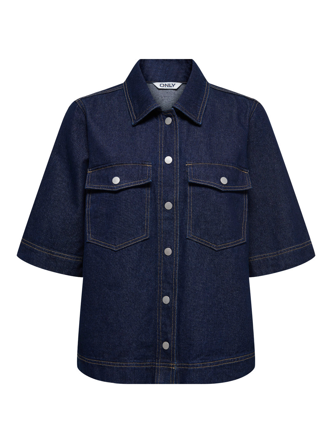 Dark Blue Denim Shirt