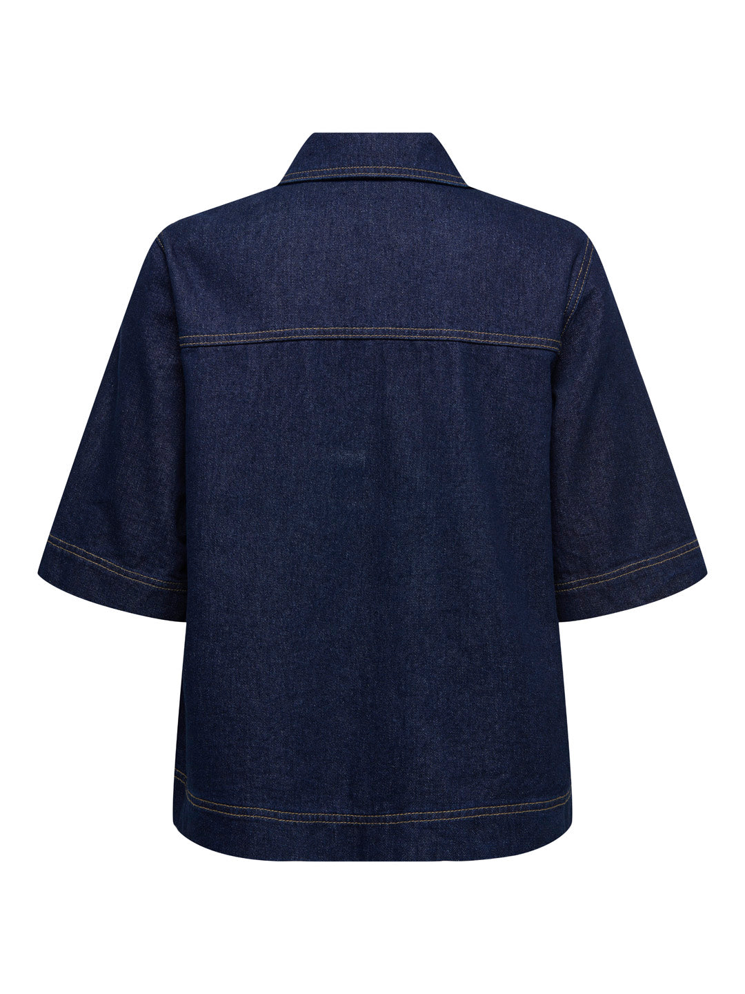Dark Blue Denim Shirt