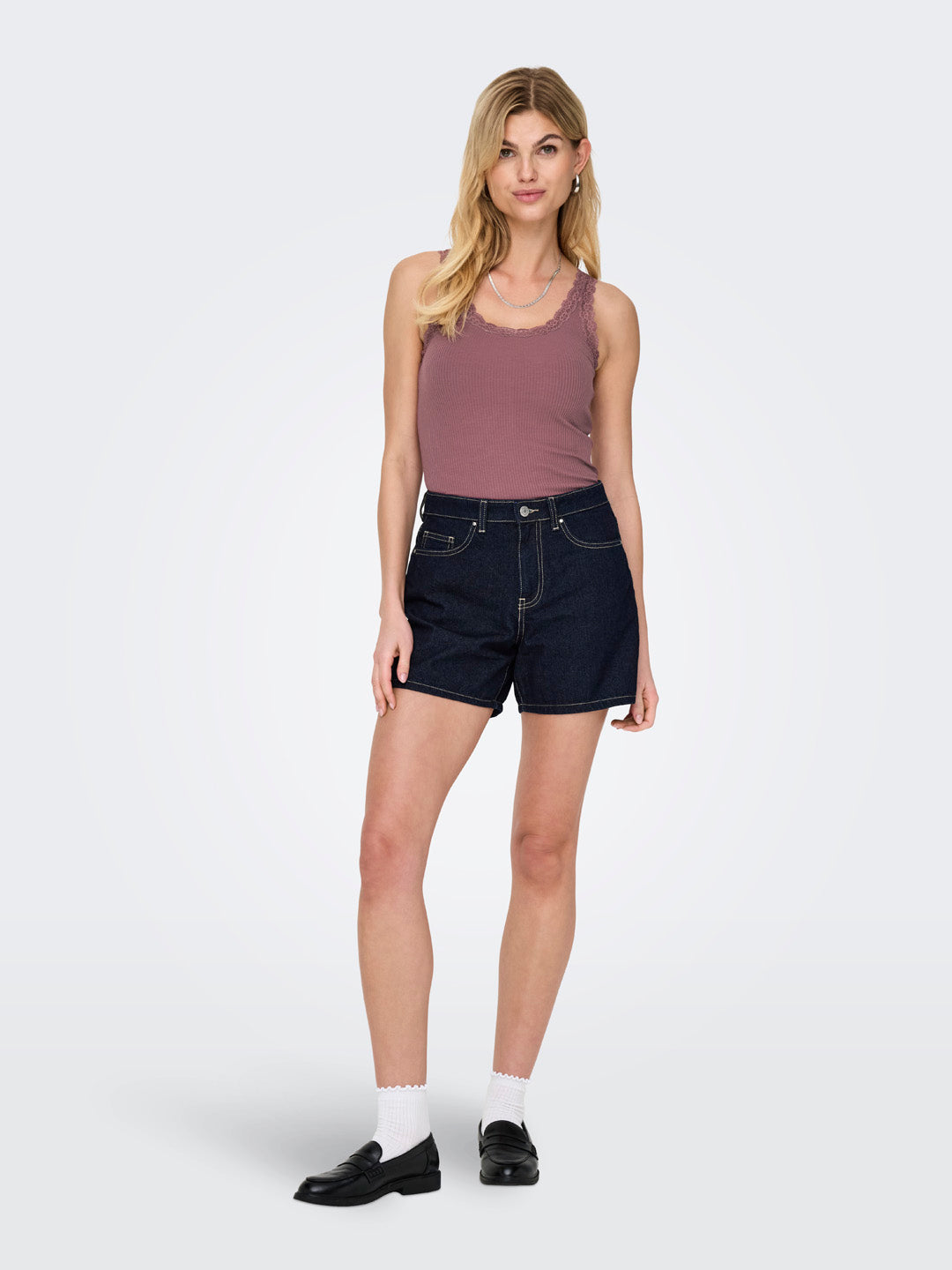 Rose Brown Tank Top