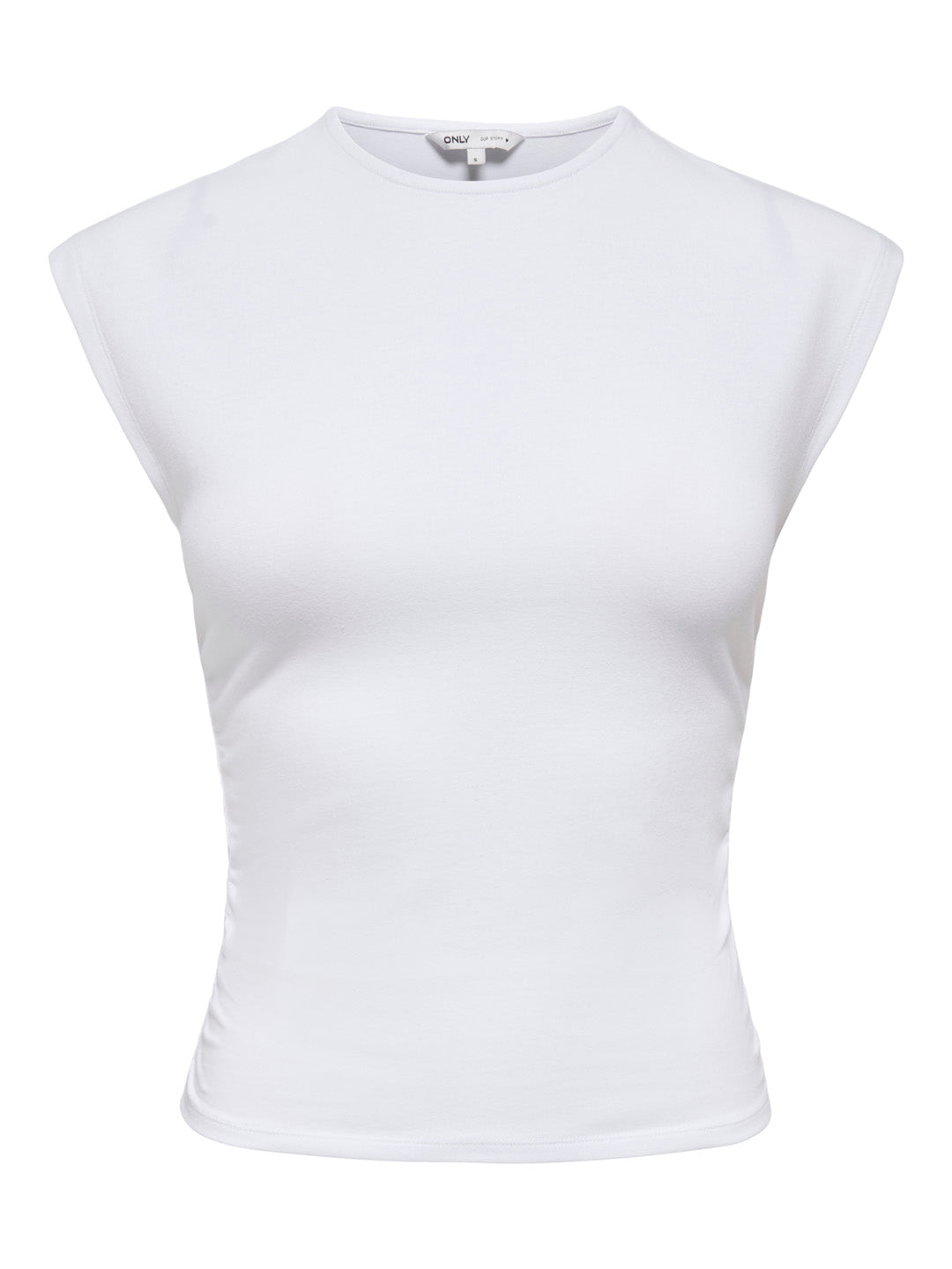 White Ruched Top